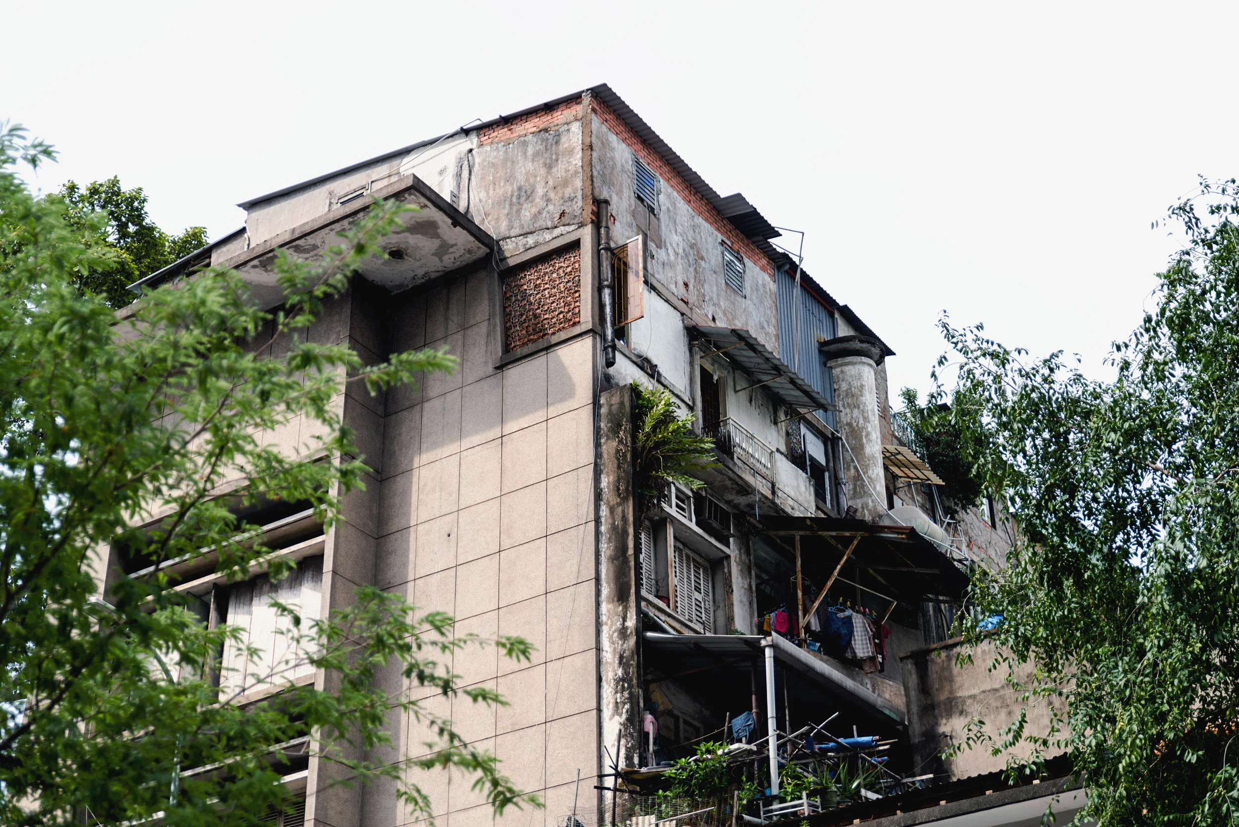 An apartment building in Ho Chi Minh, Vietnam