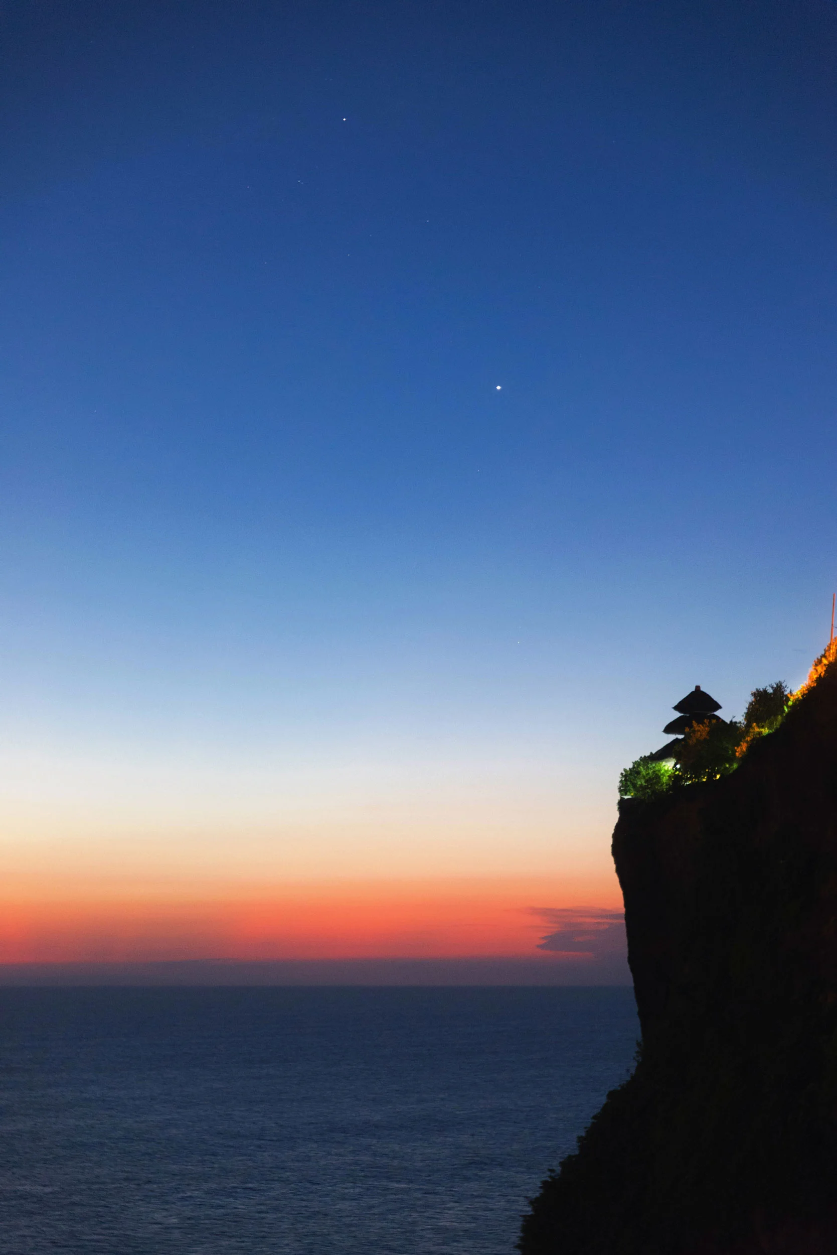 Uluwatu Temple at sunset