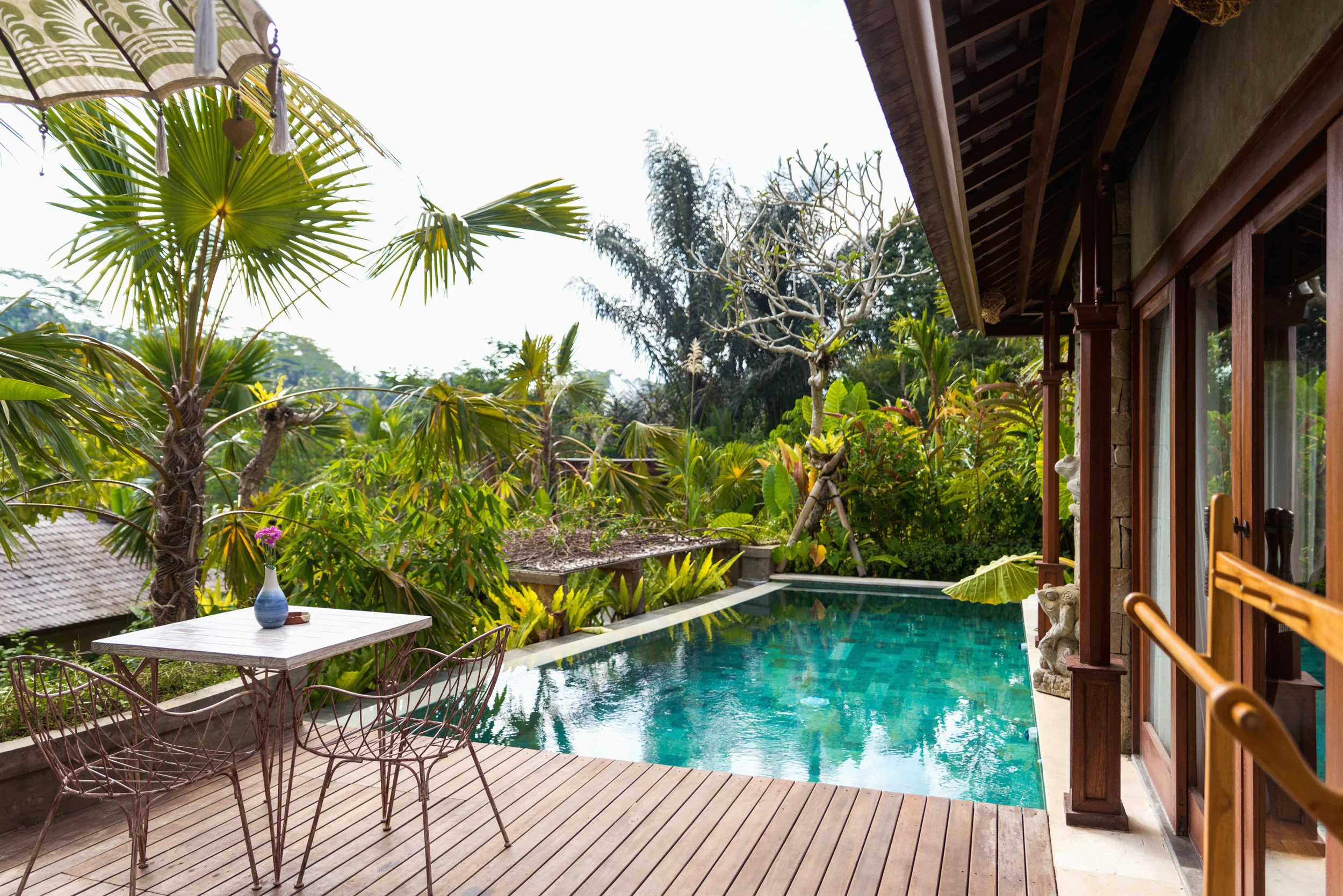 Private pool at Nau Villas, Ubud in Bali