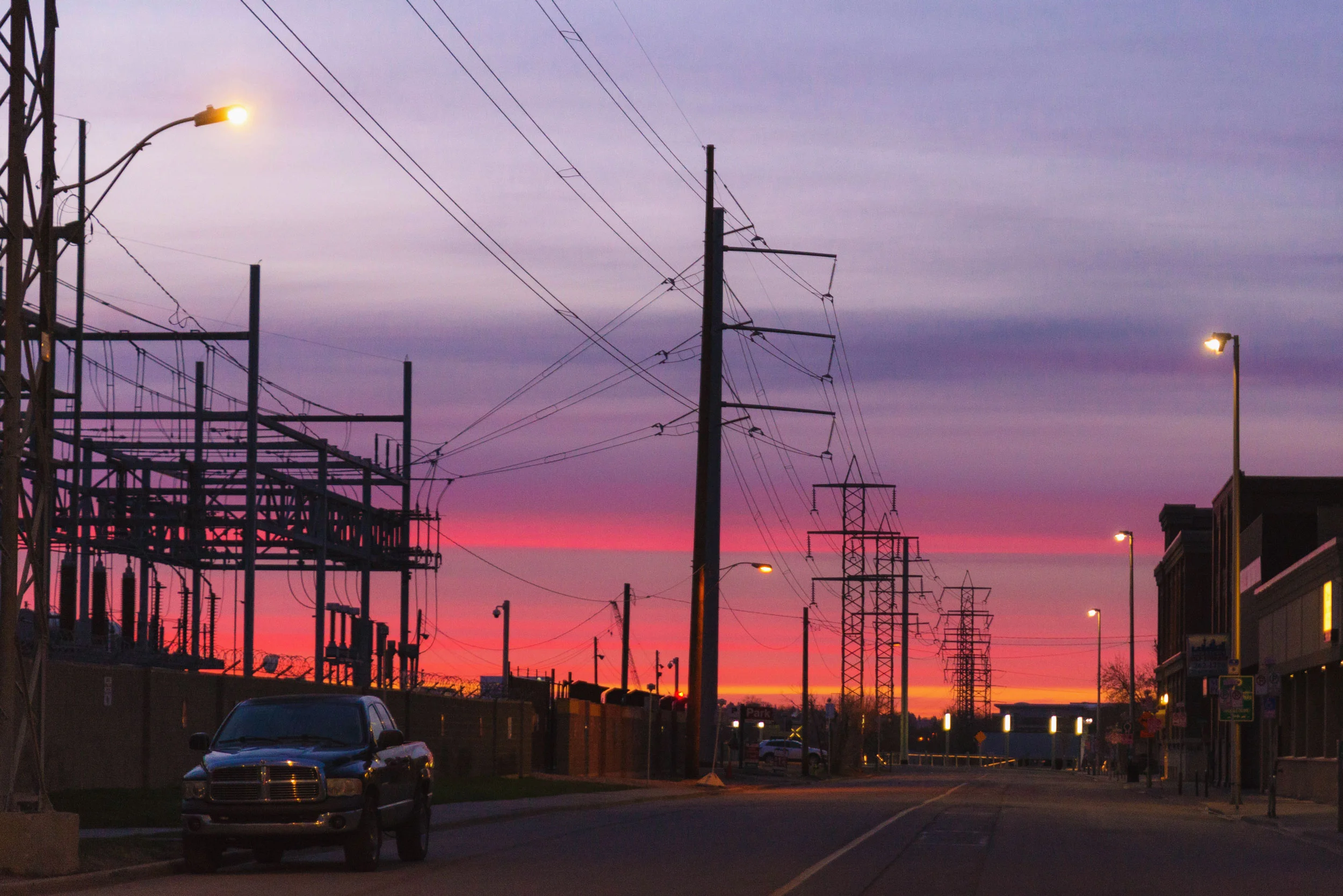 The Calgary sunrise was incredible.