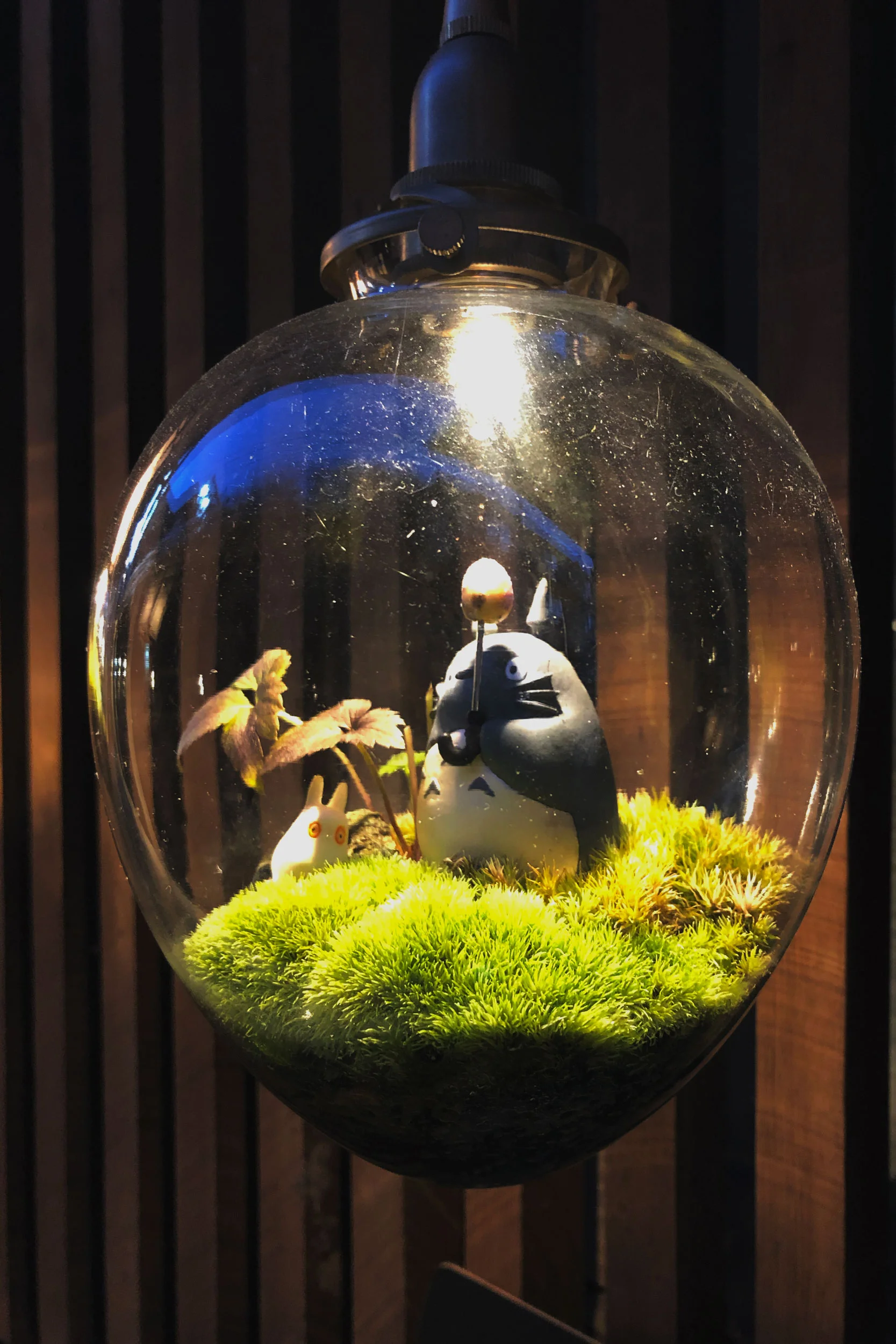 Totoro in a decoration bulb in Shibu Onsen