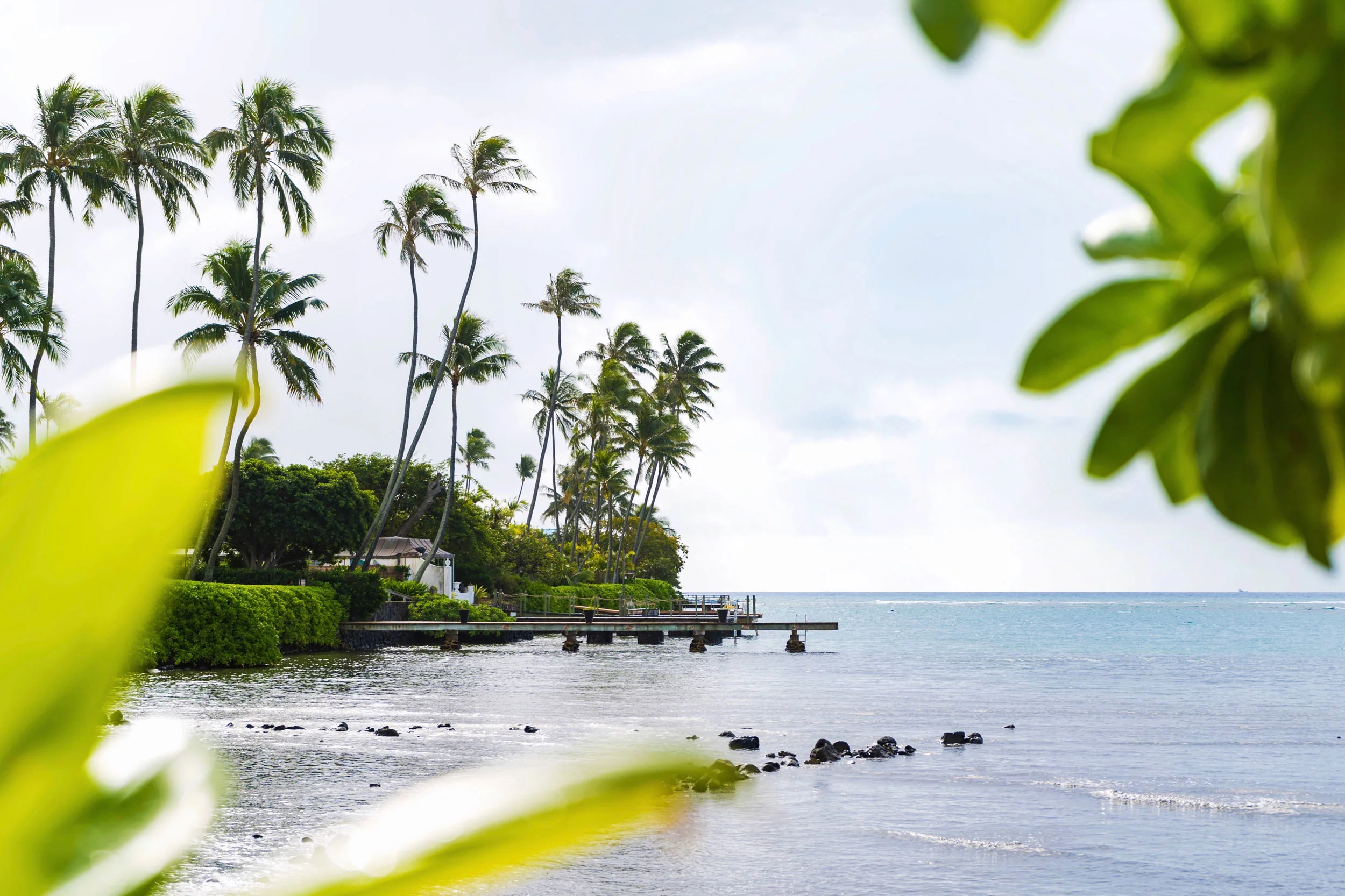 Wailupe Beach Park near Aina Haina in East Honolulu, Hawaii