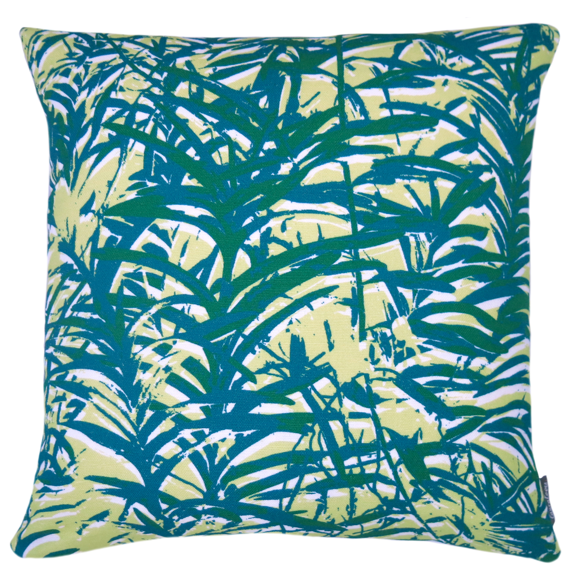 Tropical Leaf Linen Cushion.jpg
