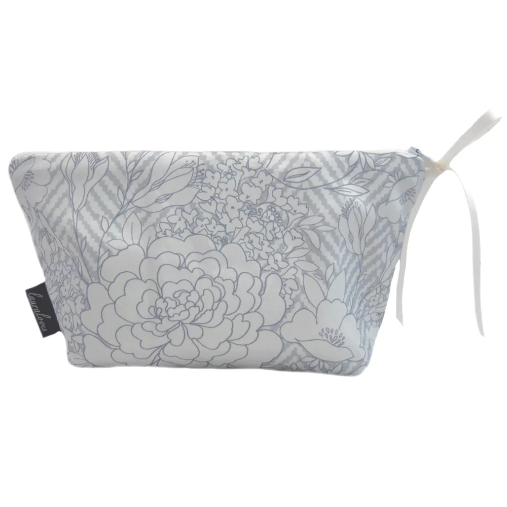 Olivia Silhouette Grey Silk Cushion — Lauraloves