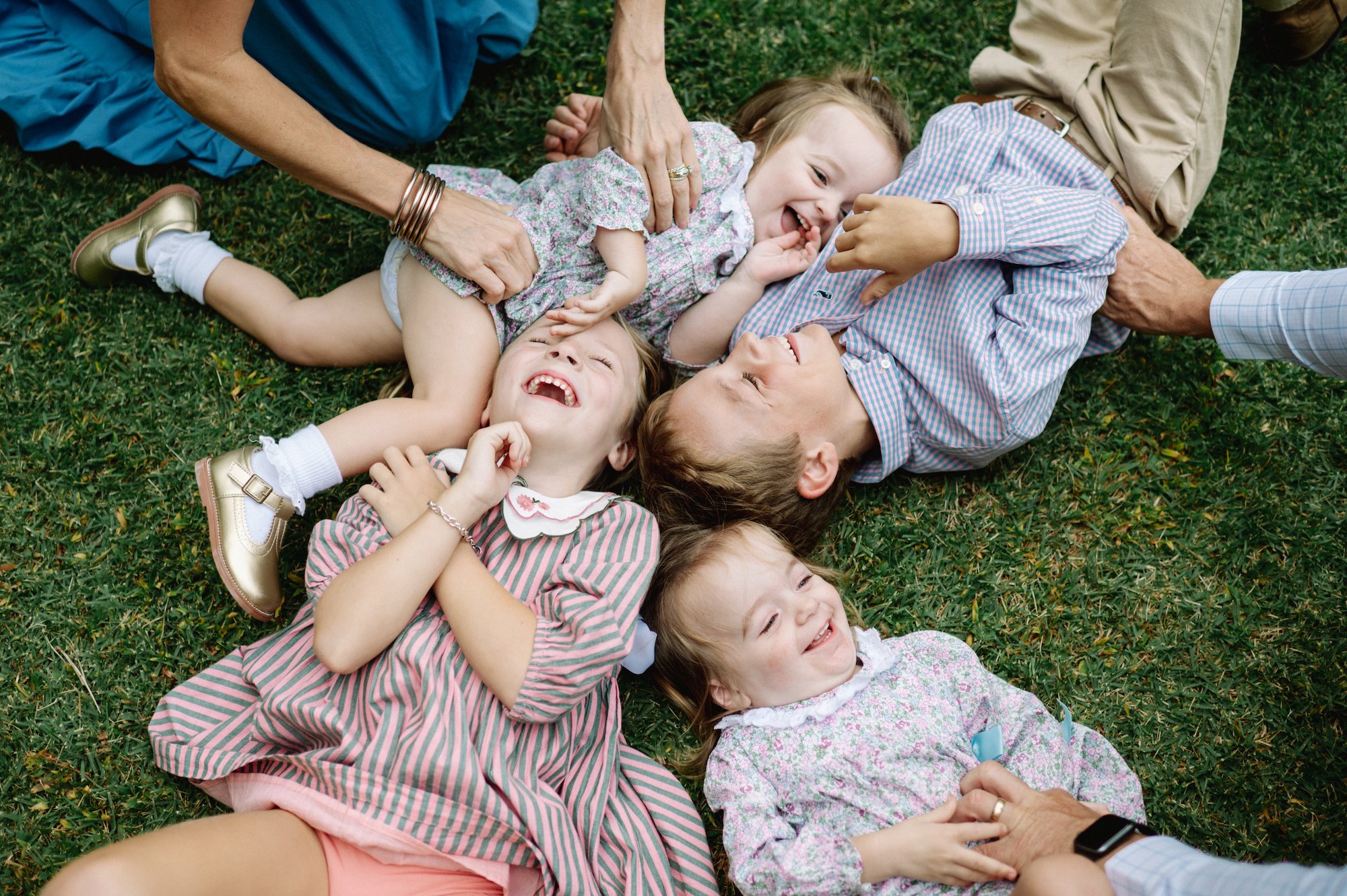 Family photos at home in the backyard. Greenville, NC.