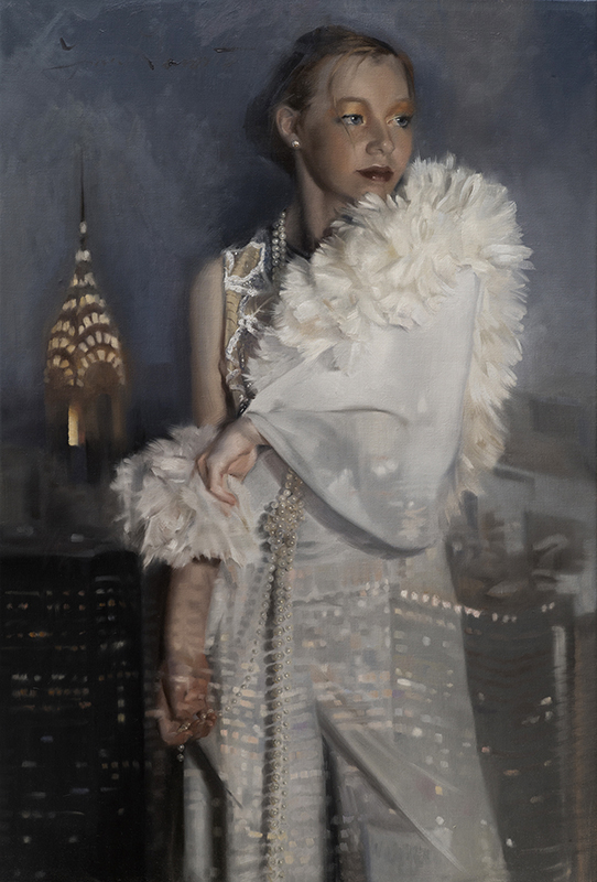 "City Blues" 24x36 Oil on Linen — SOLD