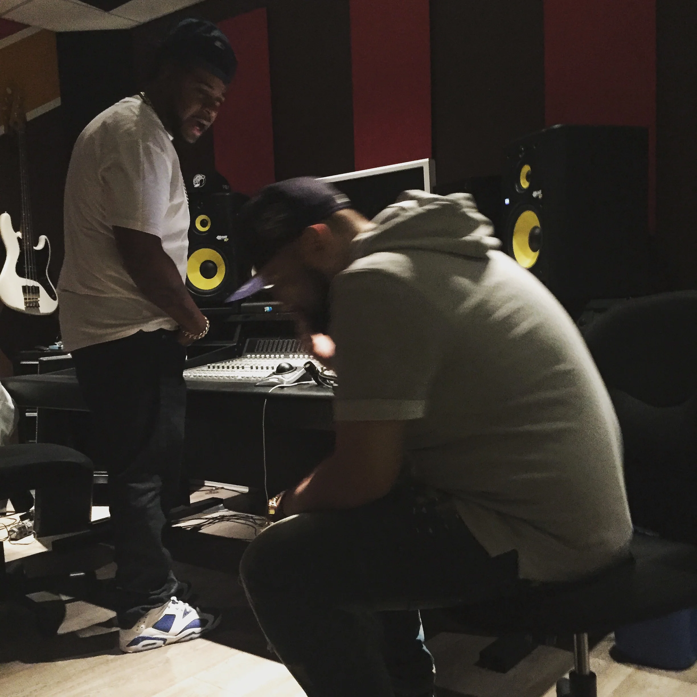 Amadeus & 1stloveMusic in the studio