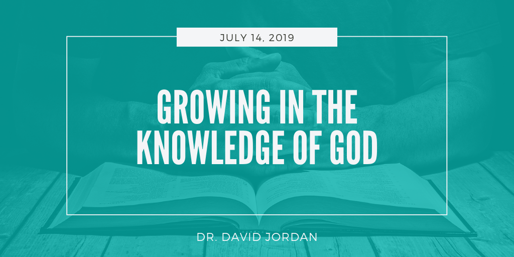 Growing in the Knowledge of God — First Baptist Church Decatur