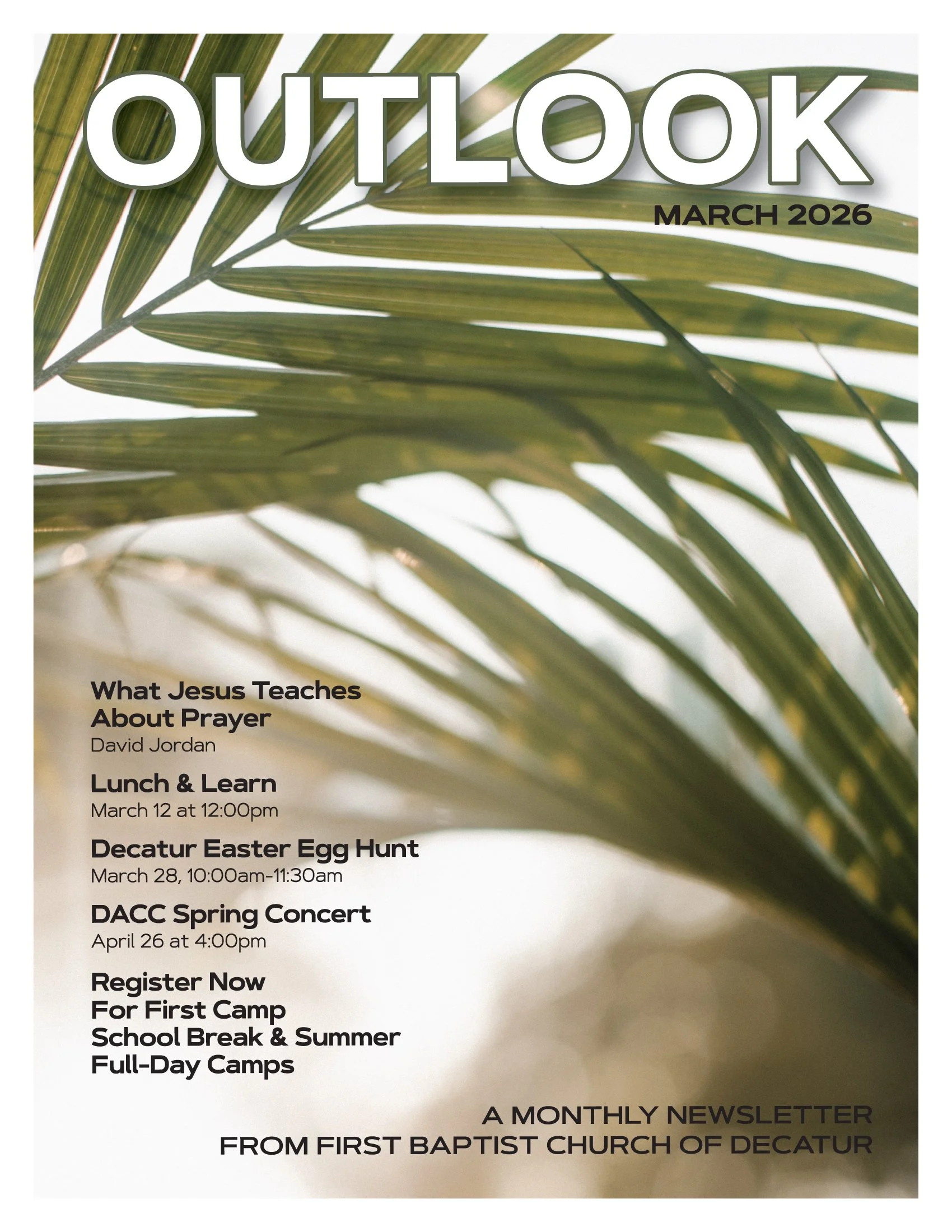 OUTLOOK Monthly Newsletter March 2026 Issue