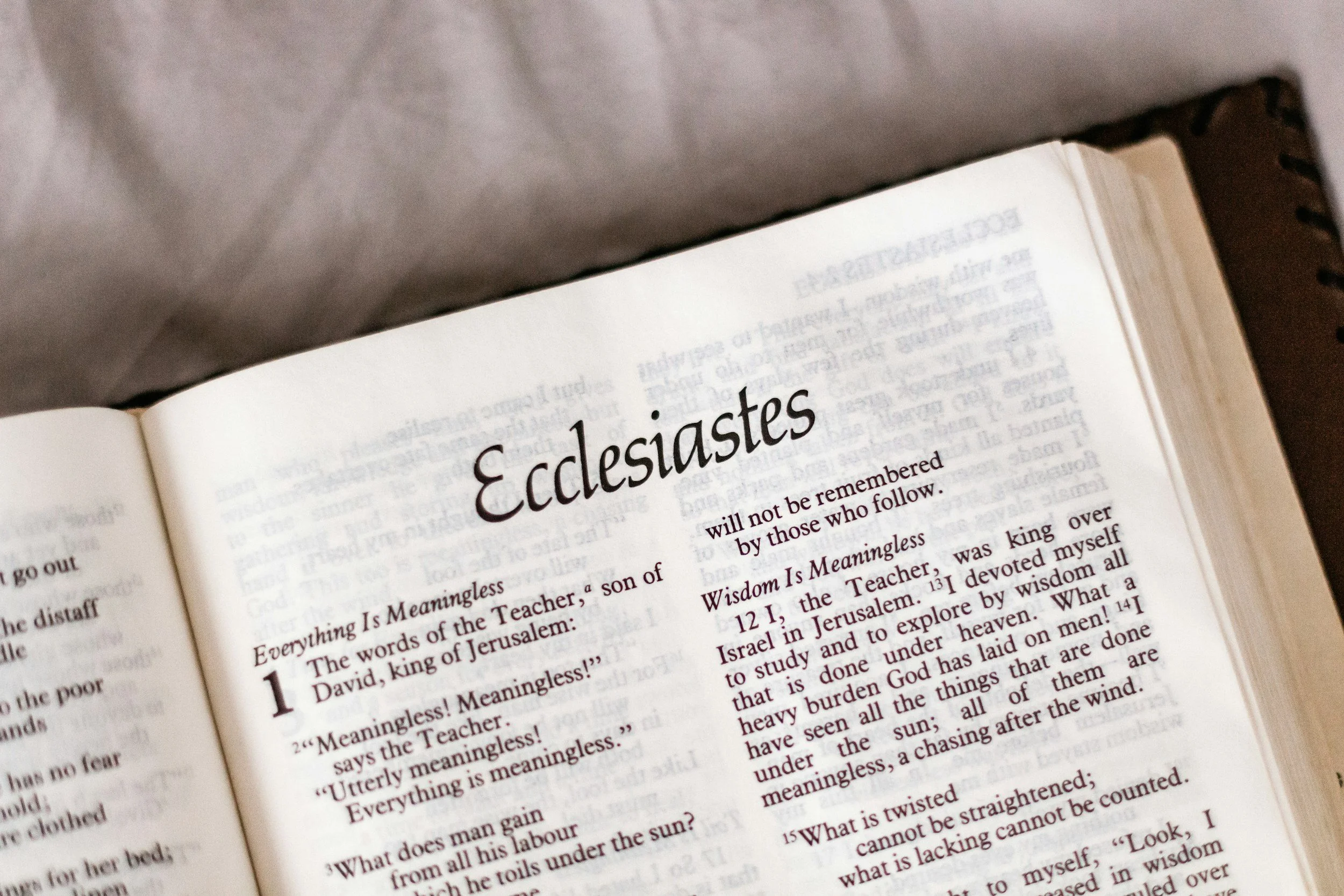 Ecclesiastes Study - Seeking the Kingdom