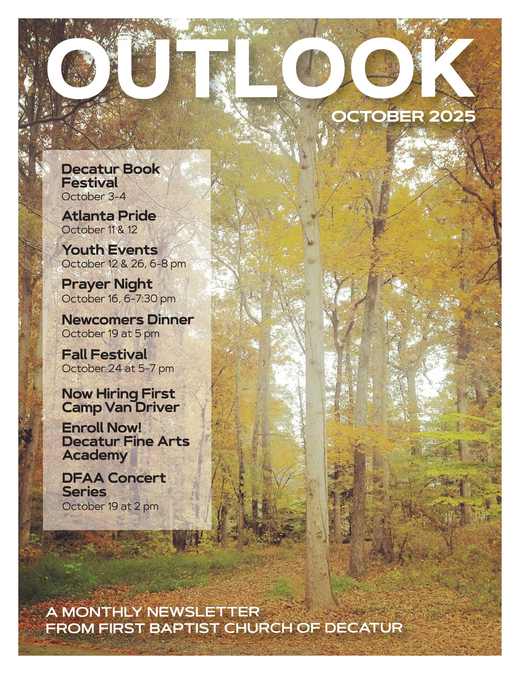OUTLOOK Monthly Newsletter October 2025 Issue
