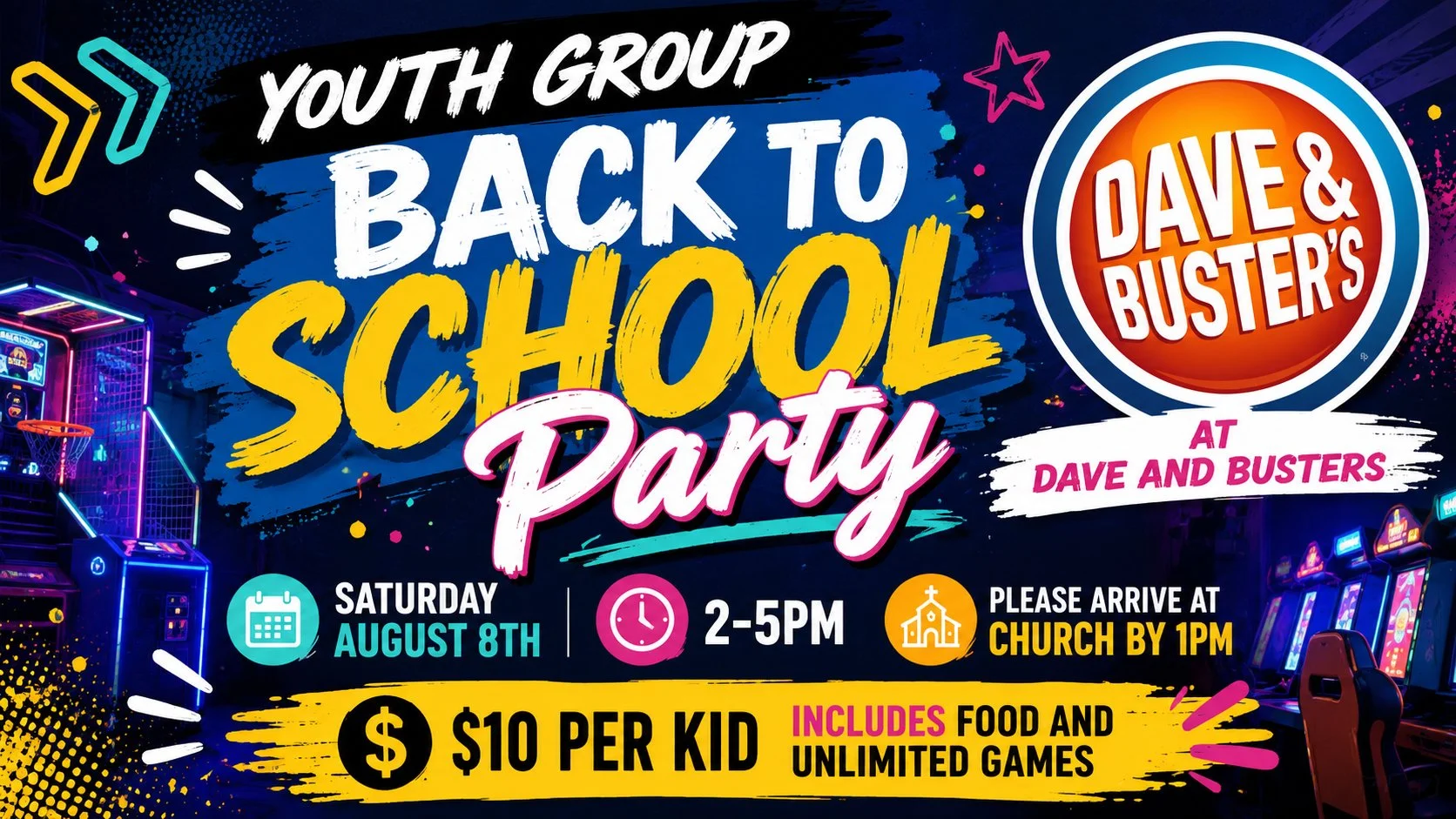 Youth Group Back to School Party
