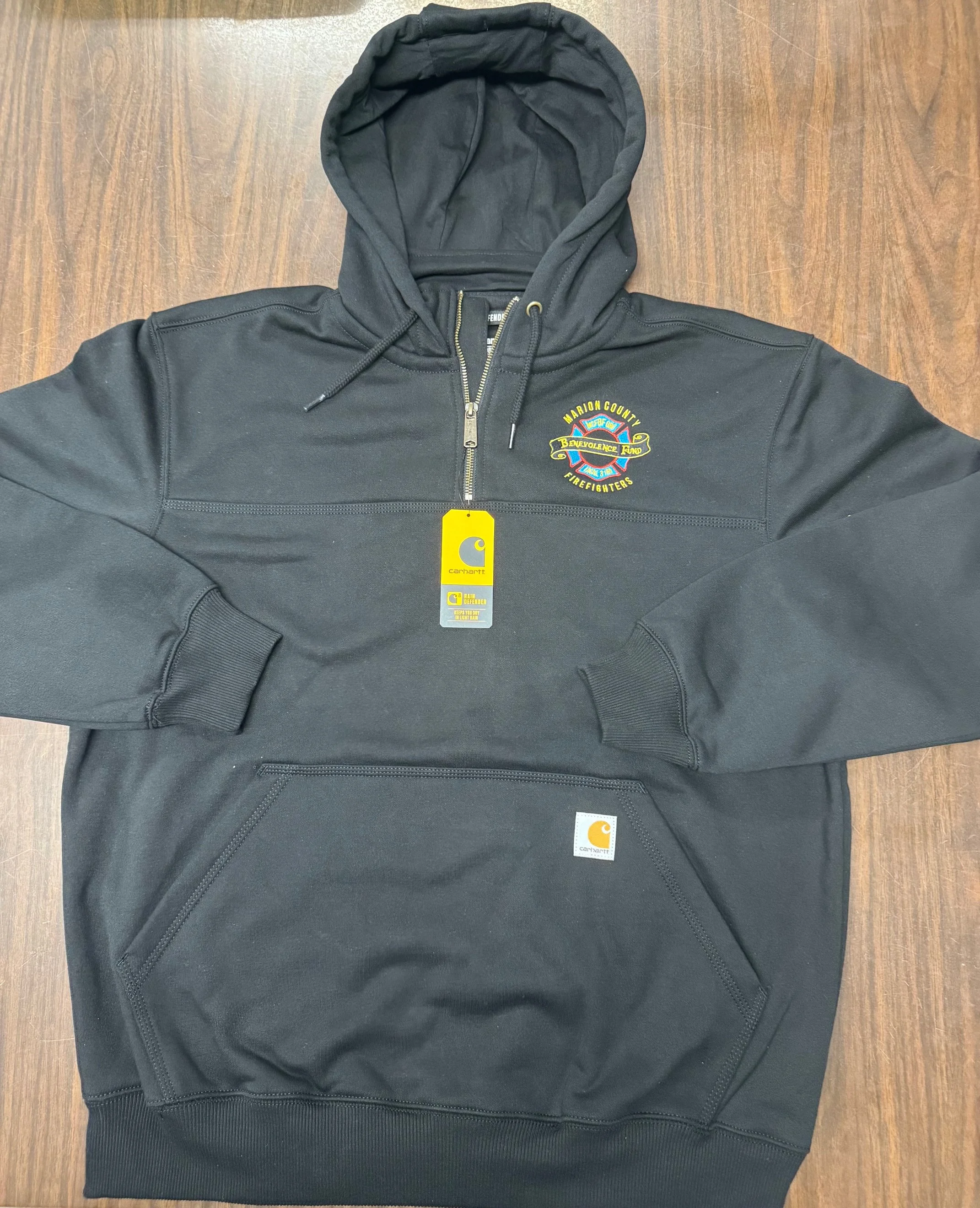 Carhartt® Rain Defender® Paxton Heavyweight Hooded Zip Mock Sweatshirt