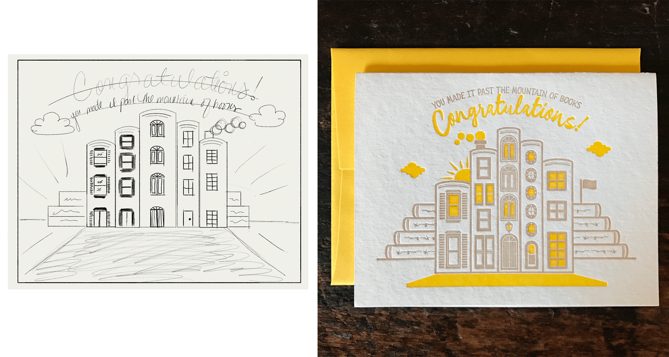 Letterpress Graduation Card — Slackline Press