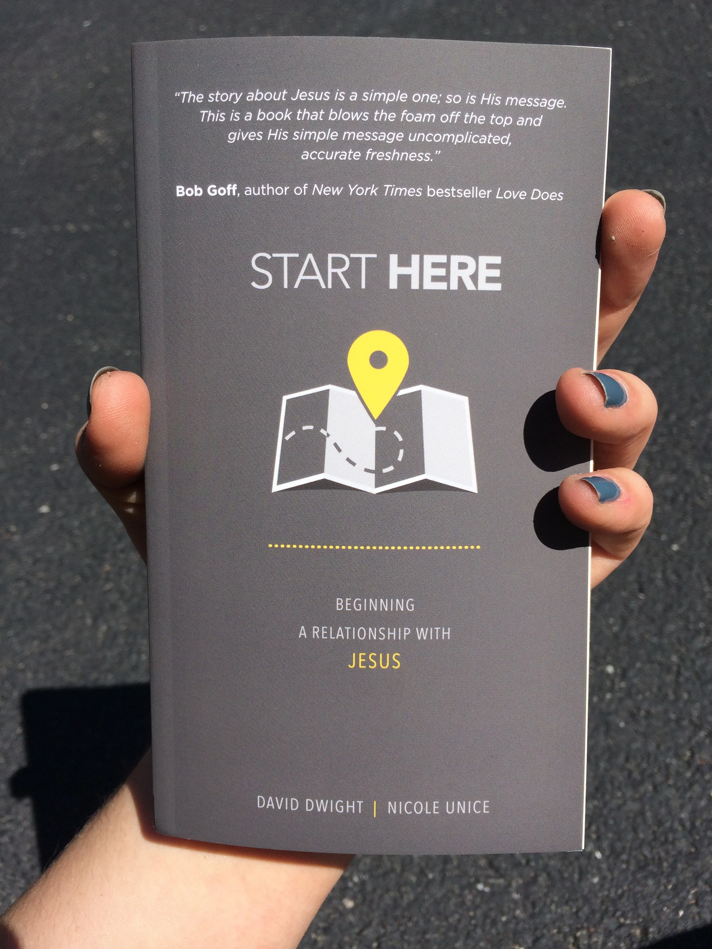 This book is awesome. It's written by two people I love and respect a TON, and not just because of the incredible, humble ways they lead HOPE Church. They are ridiculously real about faith and life with Jesus, and even as someone who has been a Christian as long as I can remember, this book really encouraged me and opened my eyes to new things about my faith. Order one on Amazon, it's only like $8 and I promise you will love it! A blog telling more about what I loved about Start Here is coming soon!
