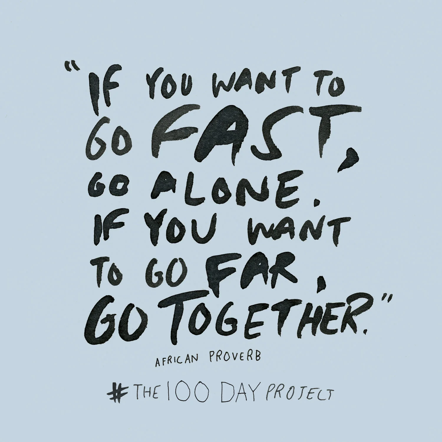 image by Elle Luna for #the100dayproject