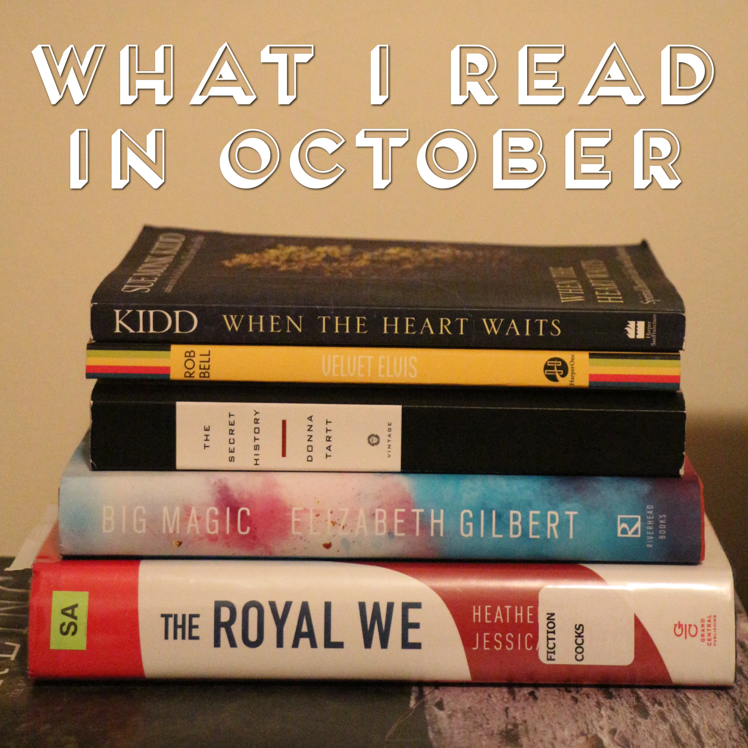 What I Read in October
