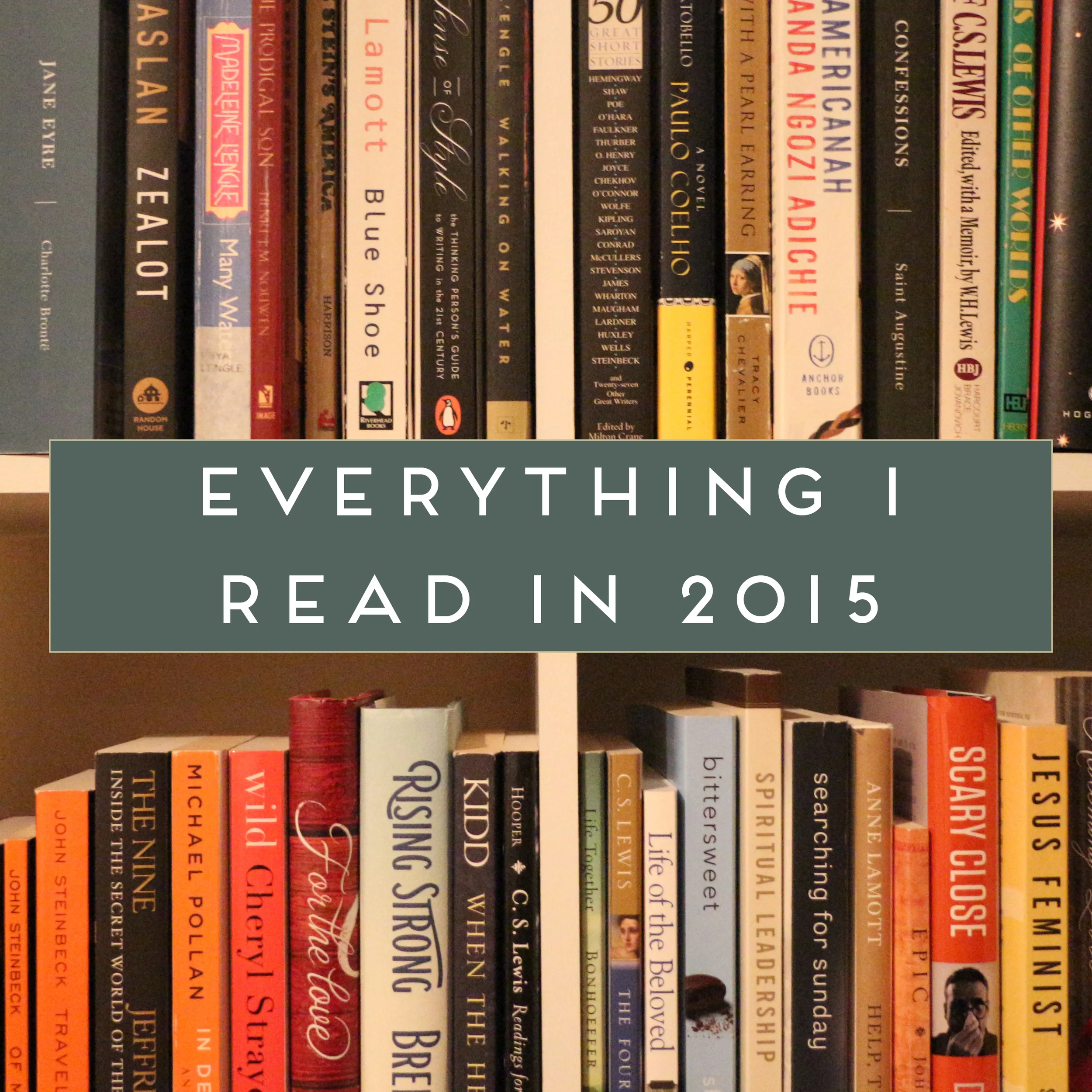 Everything I Read in 2015