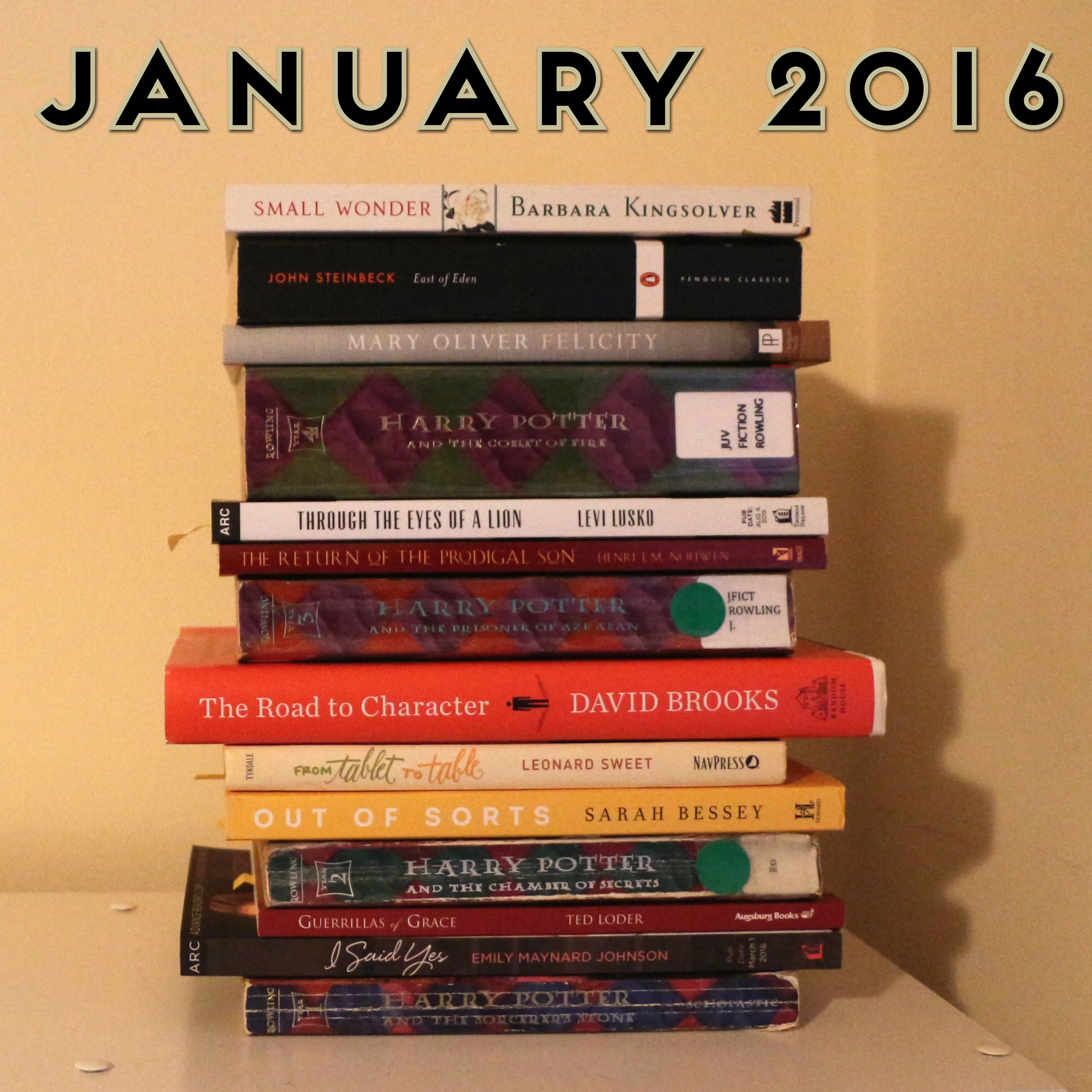 My January 2016 Reads