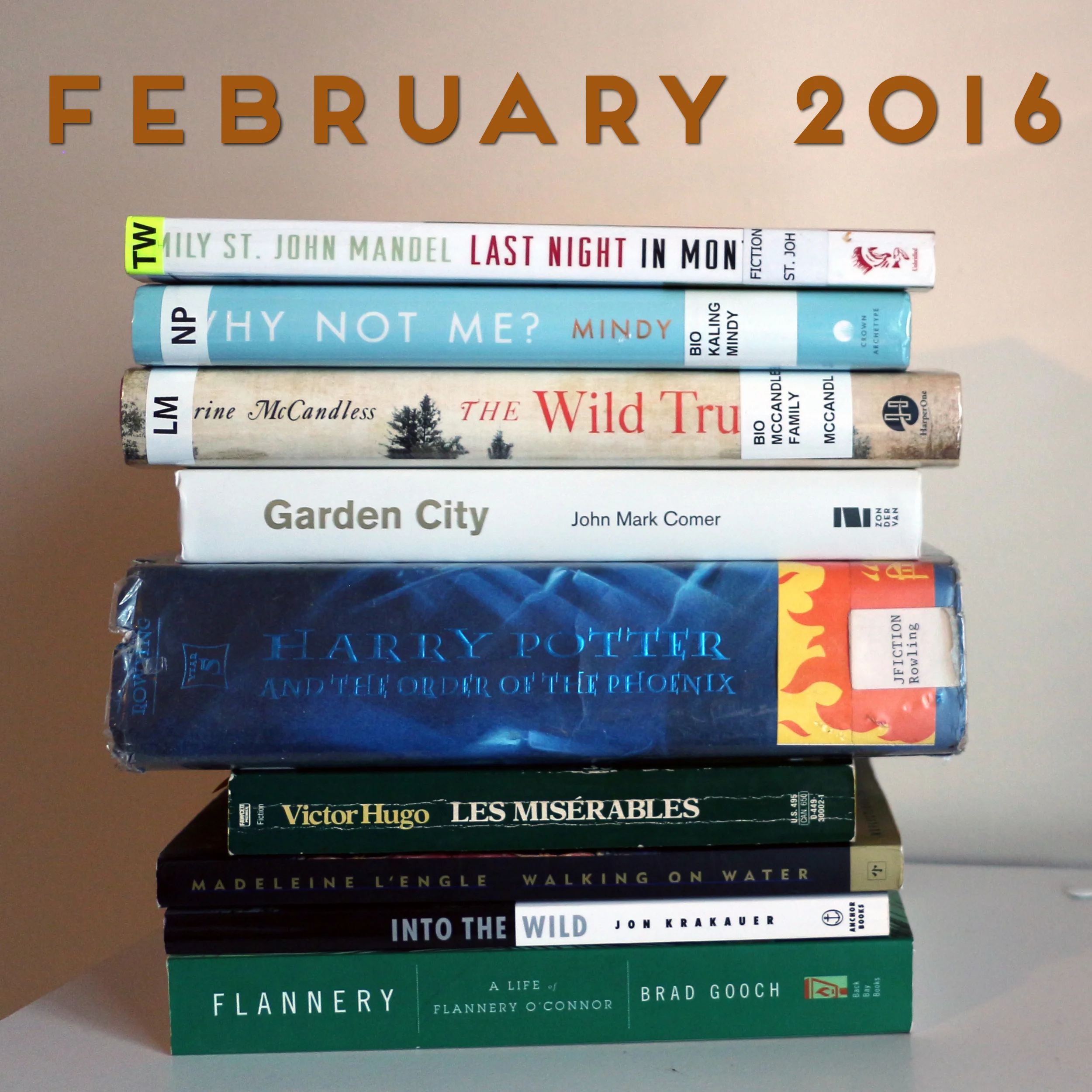 My February 2016 Reads