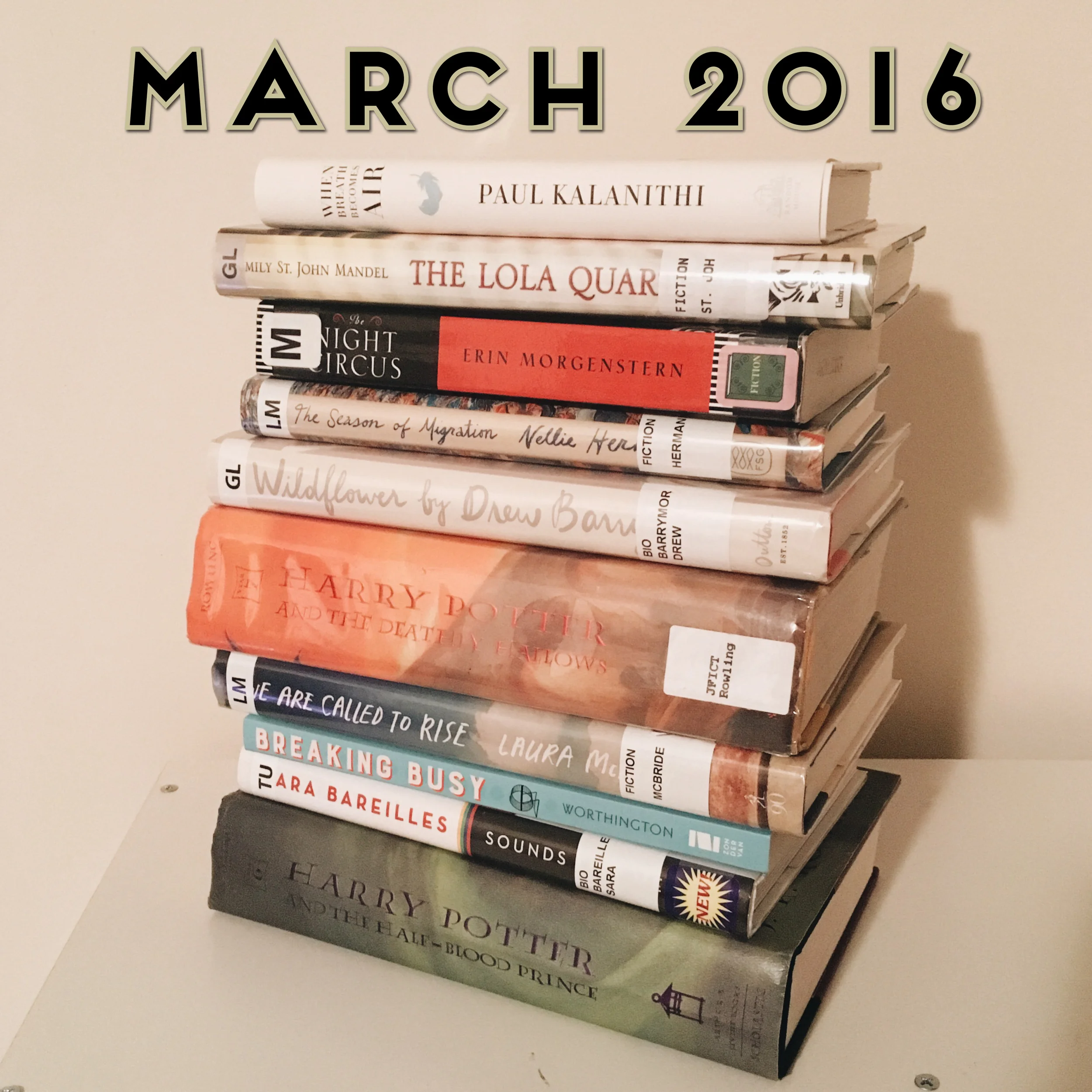 My March 2016 Reads