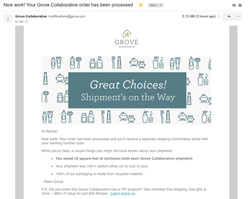 The fun email in my inbox this morning!
