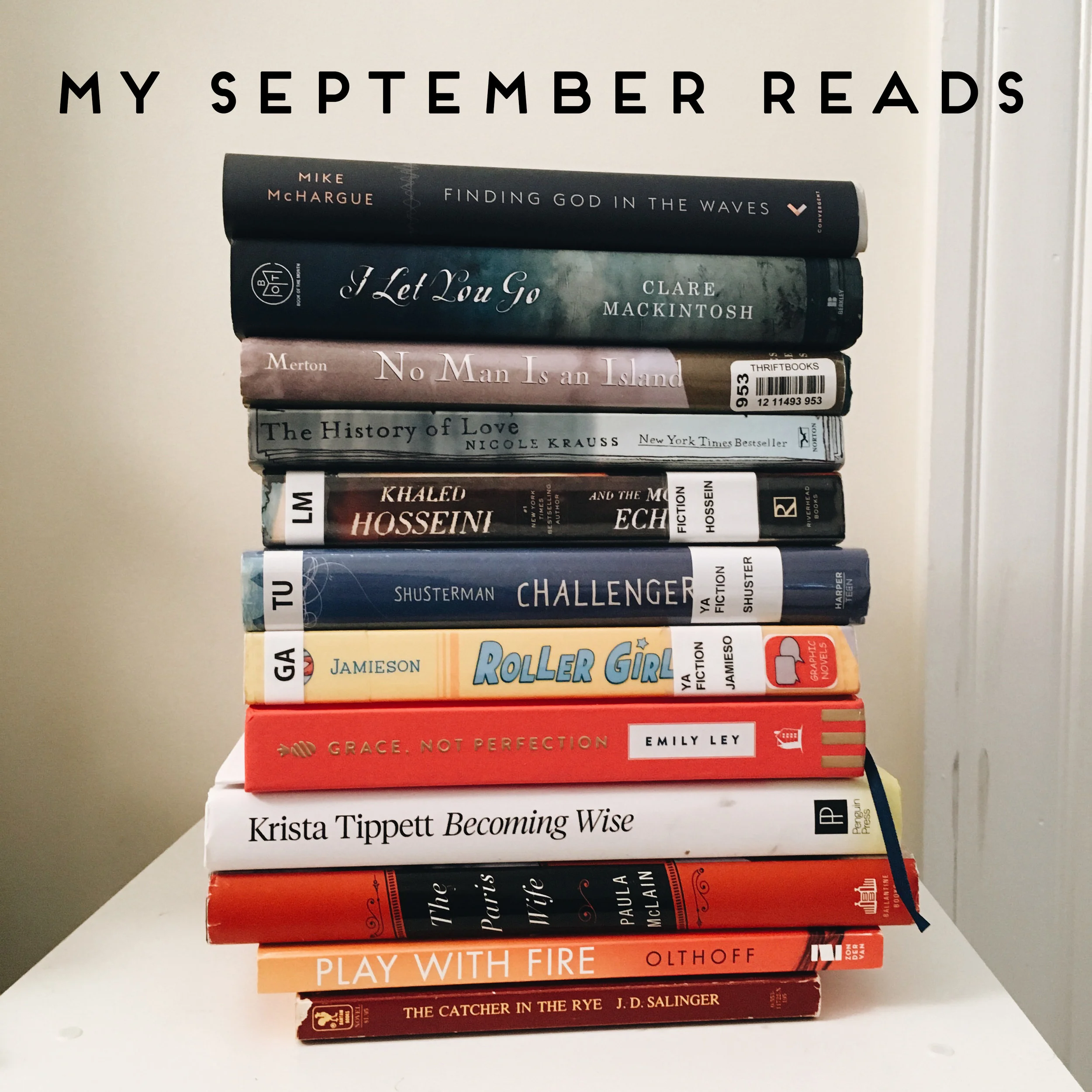 My September 2016 Reads