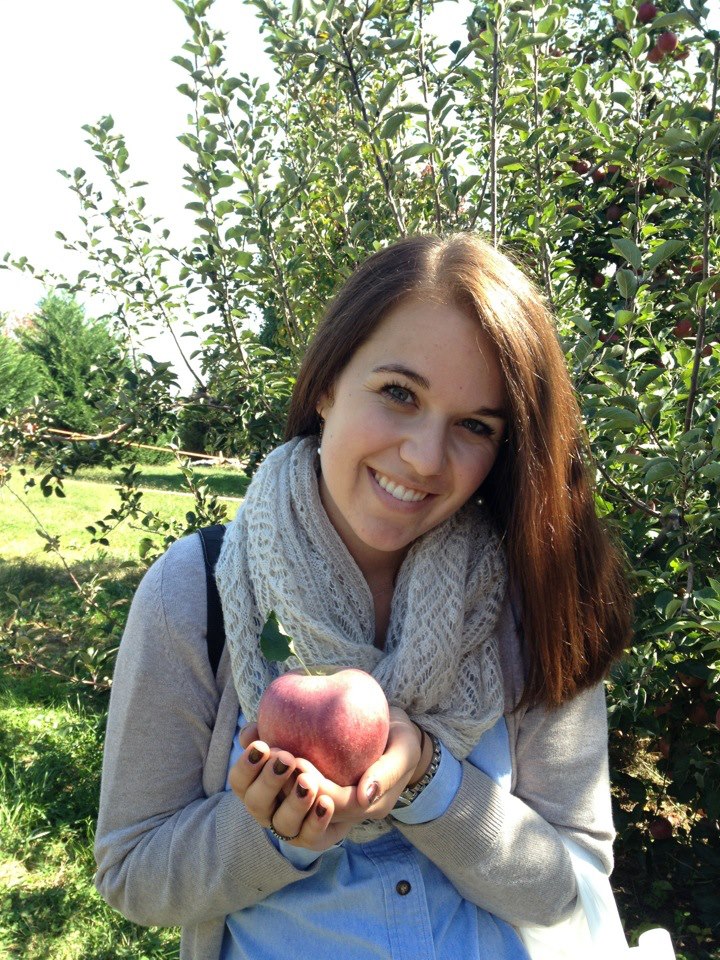 20 year old Rachel, a few weeks after going gluten-free and vegan. She ate a lot of stir fries and was SUPER thankful for friends who wrote long lists of all the good gf food to buy, because she was clueless, but she had apples and she was just glad to not be throwing up constantly from eating food she was allergic to without knowing it!