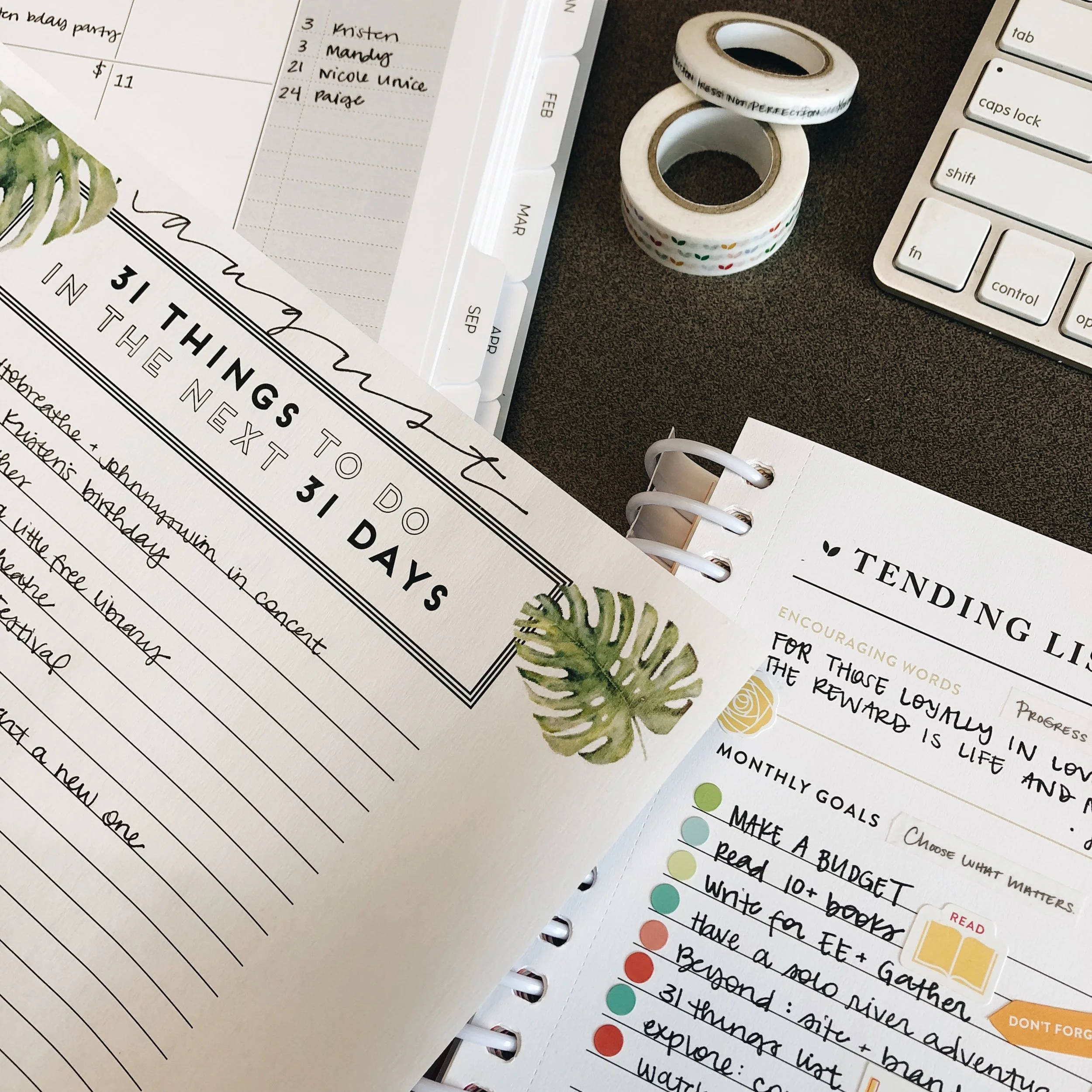 PowerSheets, Journals, and Planners... Oh My! (All the Things I Do to Stay Organized)