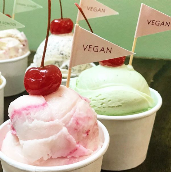 vegan bday cake ice cream