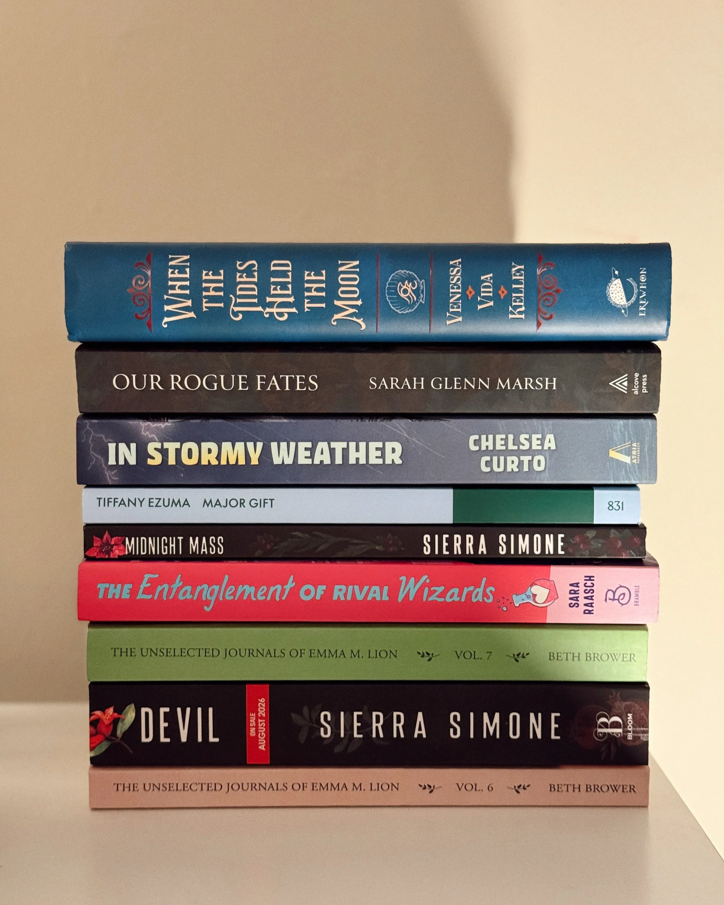 august. 📚

a month of romance + fantasy + history! one five star fave! 100% fiction! several audiobooks!

all my reviews are on substack behind a paywall &mdash; getting to hear my honest reviews of everything i read is a perk of being a paid subscr