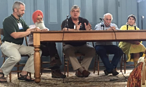 Left to right: Mark Kutolowski, Manohar (Manny) Singh Grewal, Ray Johnson, Howard Cohen, JoRee LaFrance