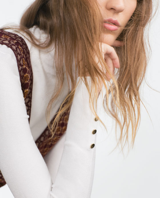 ZARA Polo Neck Sweater
