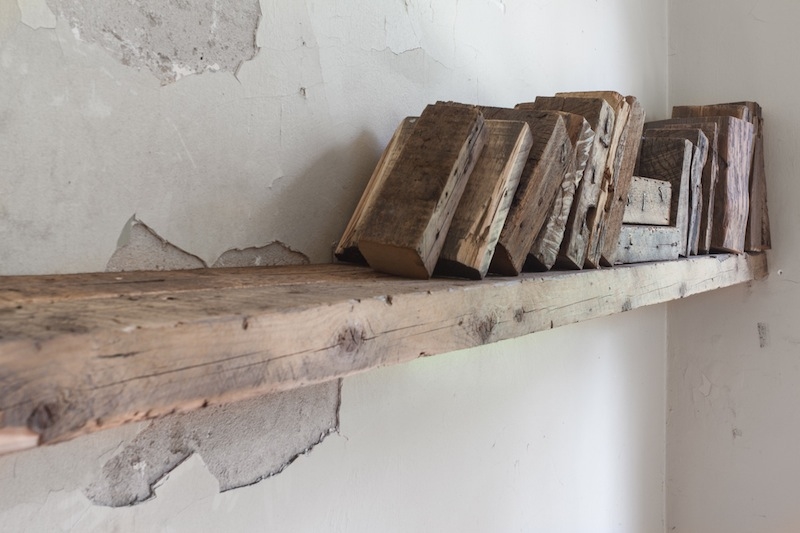 Wood shelf