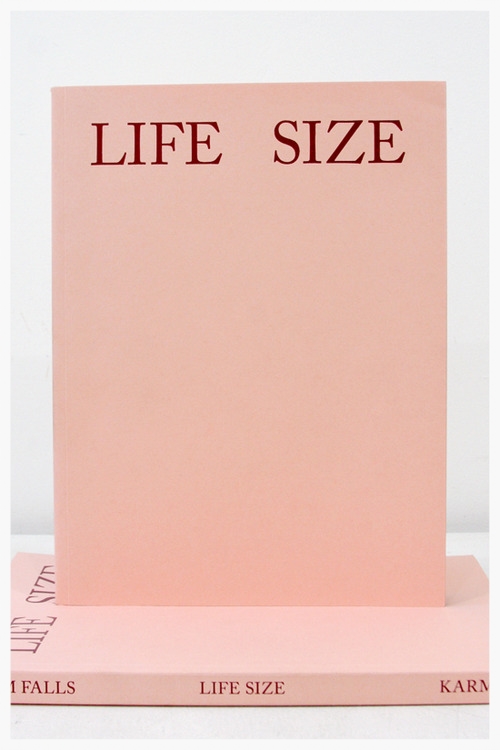 Life Size By Jamie Kanzler, Photos by Sam Falls Karma Publishing, New York, 2012 Available through Amazon