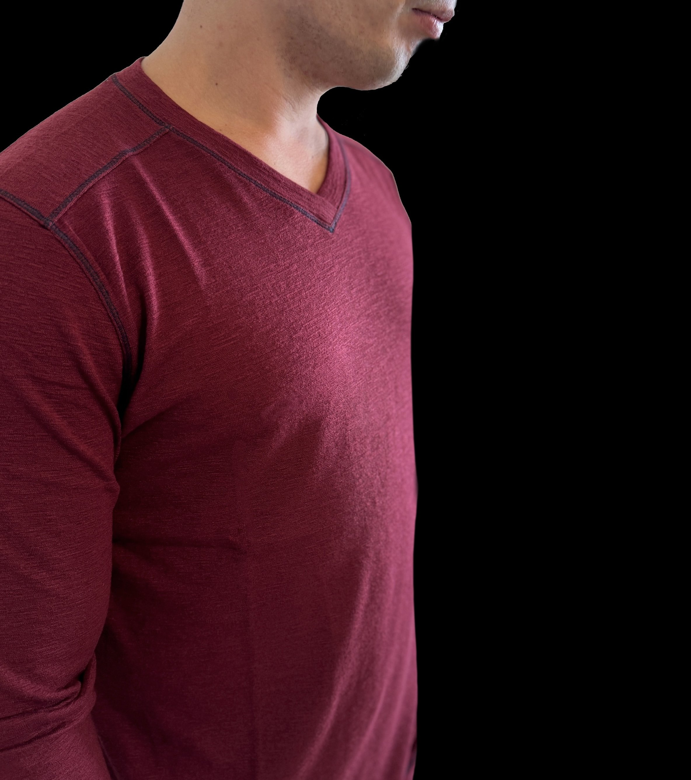 Men's Everyday V Neck Fall Shirt 2