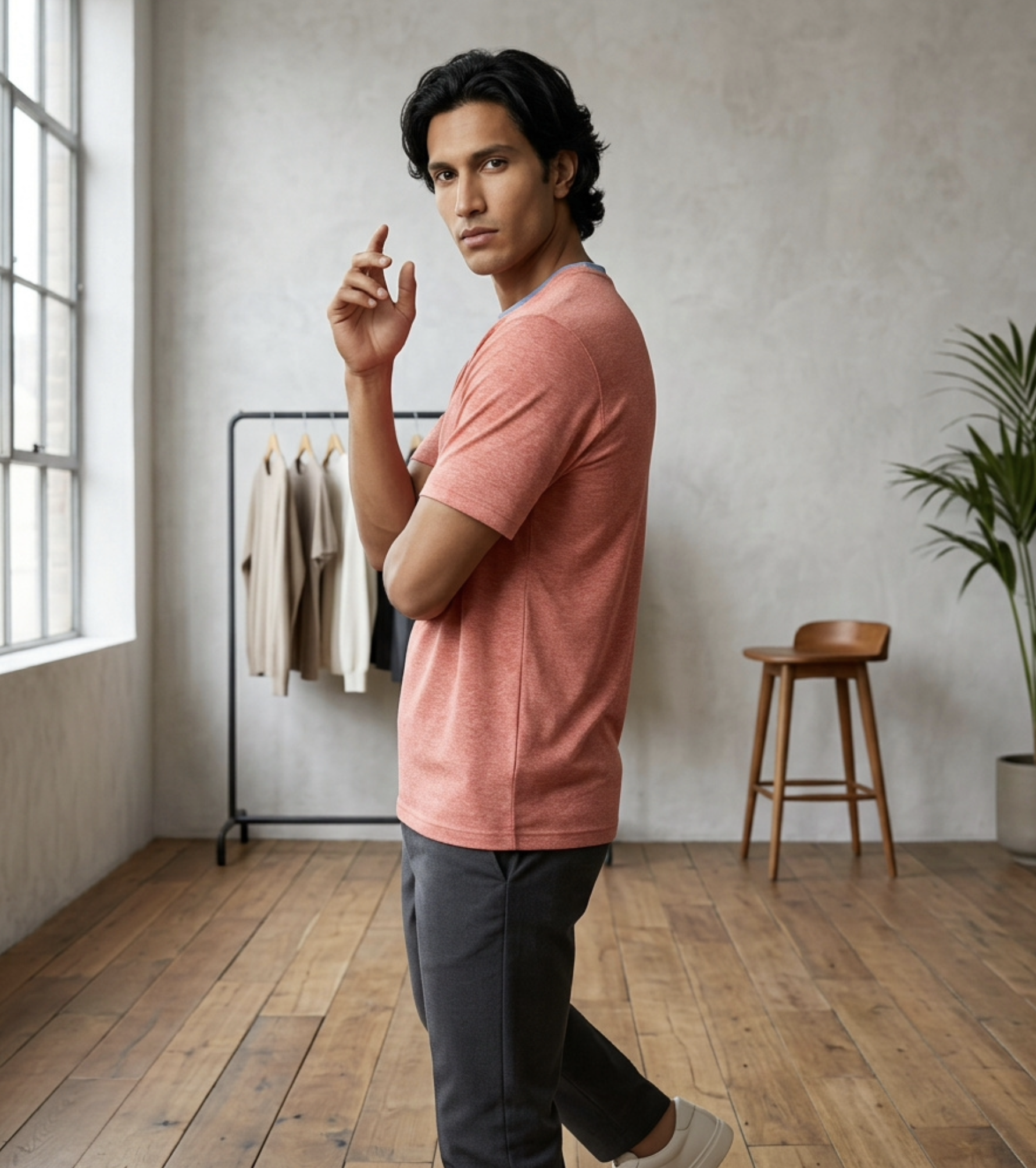 The double trimed  tee same as our other one...... same as our other one......