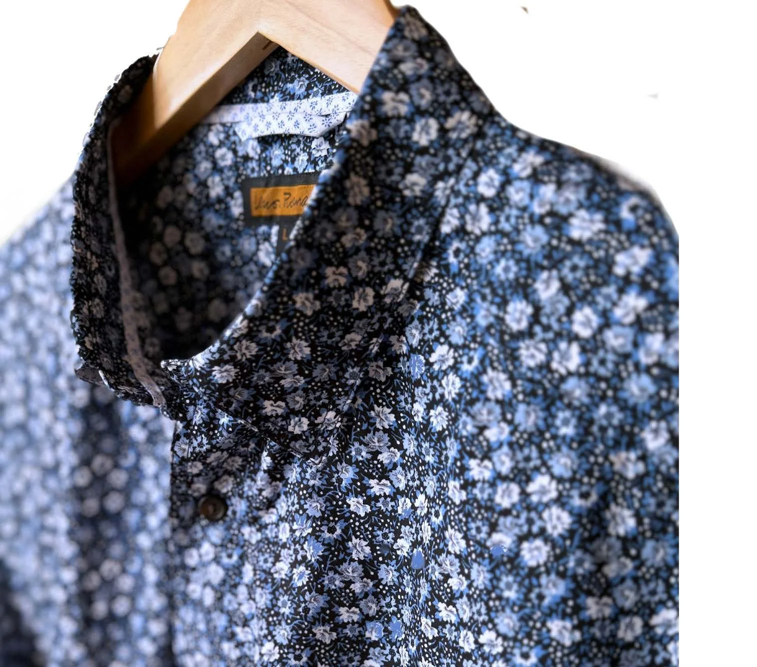 Men's Summer Floral Cotton Shirt