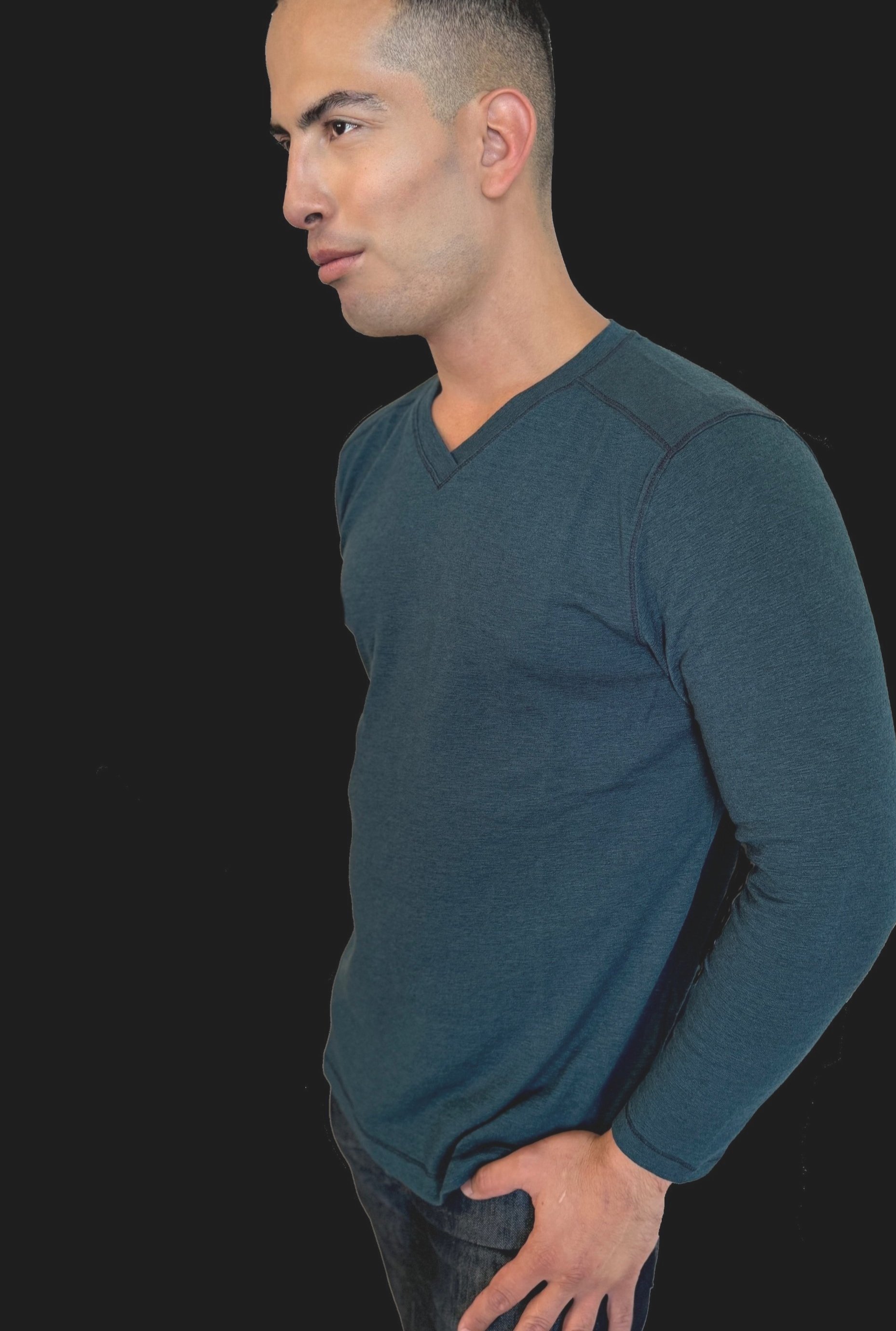 Men's Everyday V Neck Fall Shirt