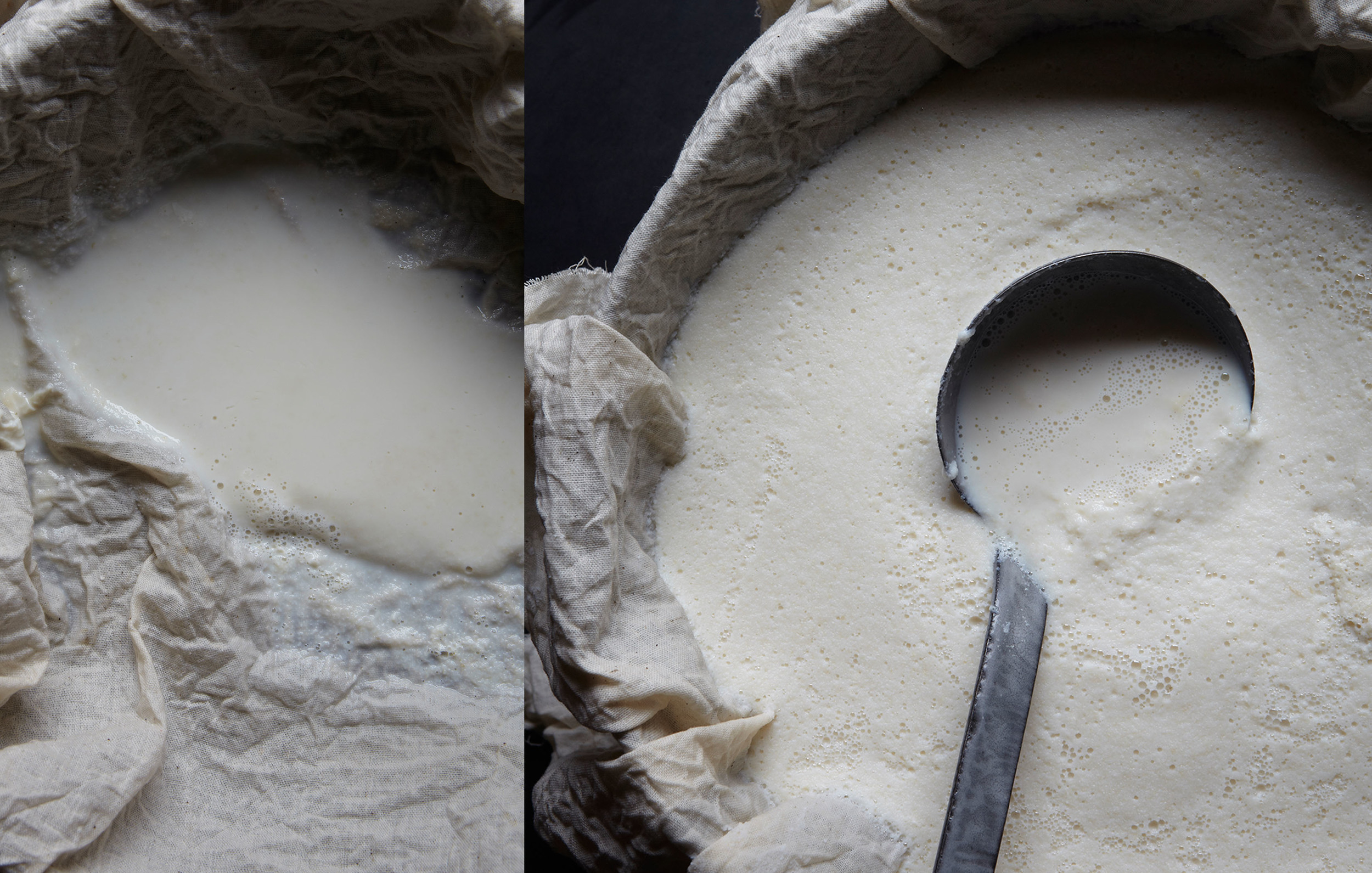 straining the puree