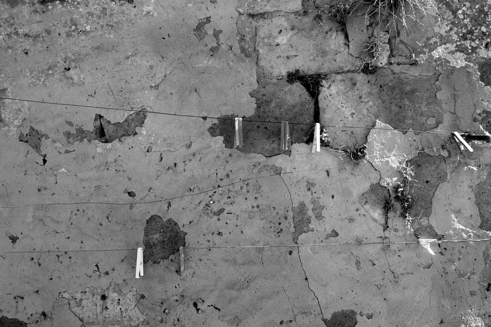 Laundry lines, Gascony, France.