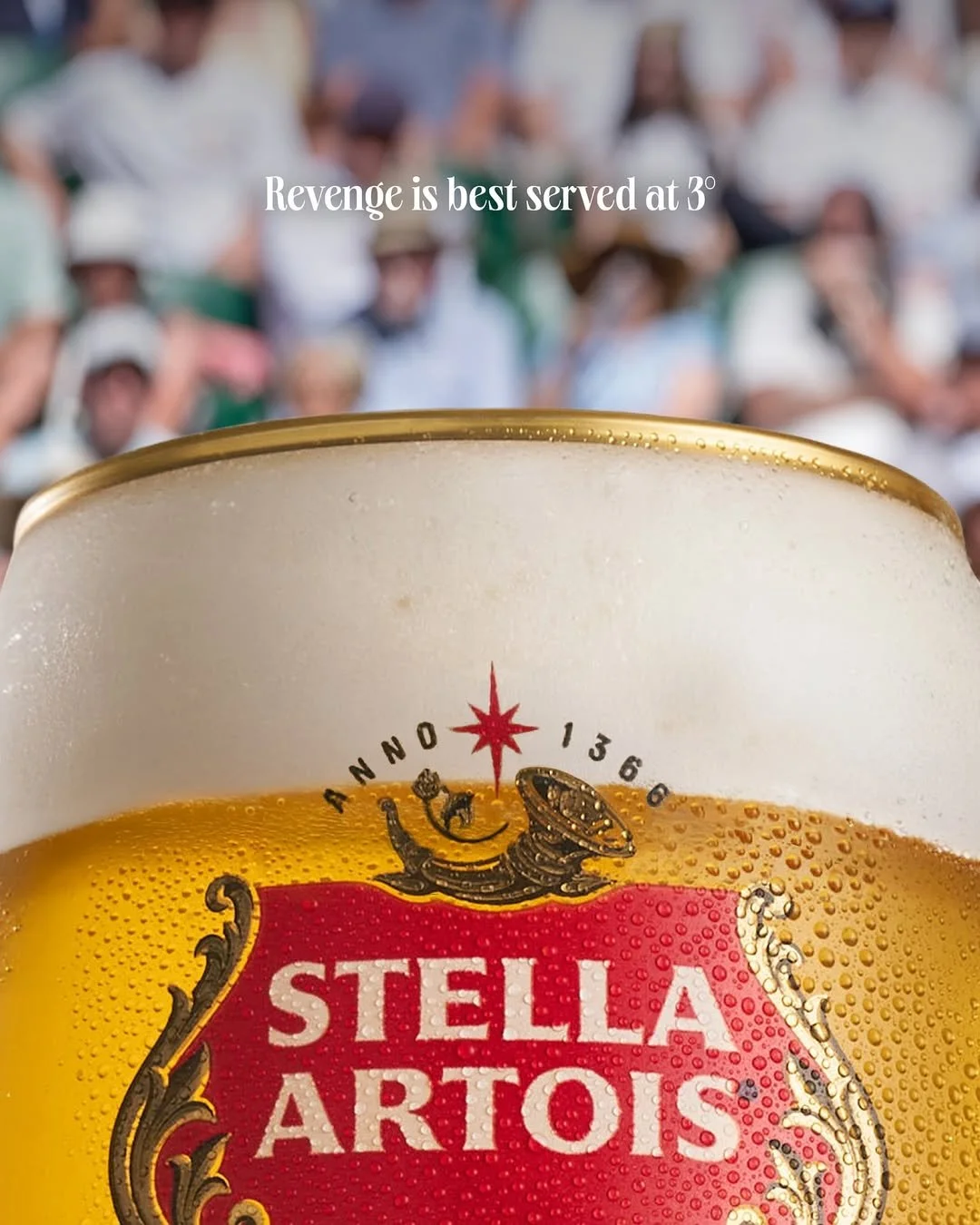 Heartbreak on clay. Redemption on grass. #PerfectServe #StellaArtois.jpg