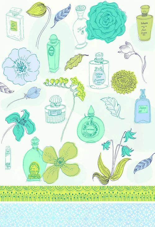 TrinaDalziel_PerfumeBottlesAndBlooms.jpg