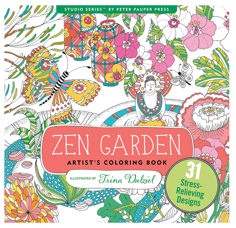 Download Zen Garden Colouring Book For Adults Trina Dalziel