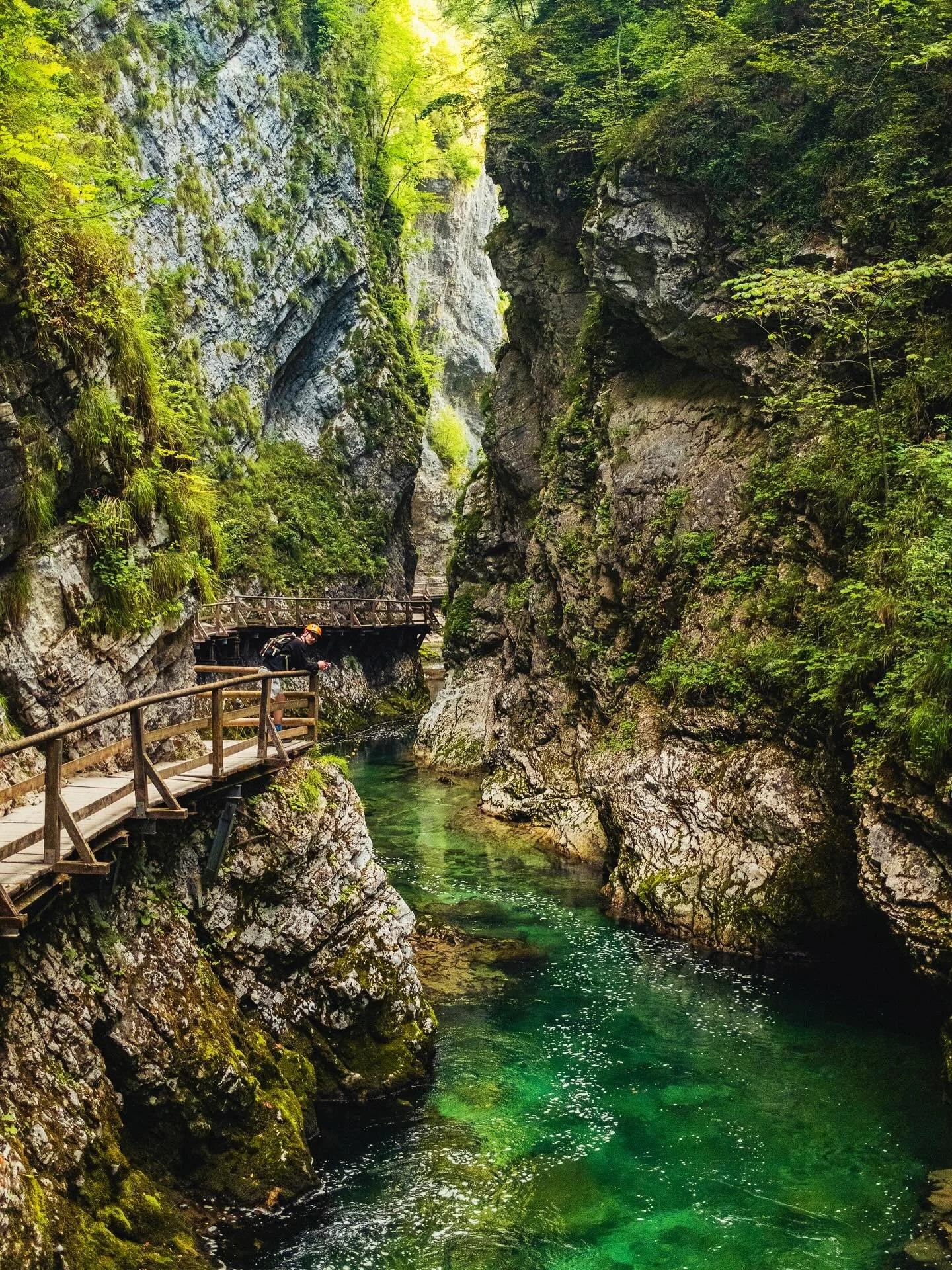 we woke up before dawn on the day we visited the vintgar gorge and were rewarded with the experience of having this beautiful place almost completely to ourselves. 

I can&rsquo;t get over the clarity of the water in Slovenia. I remain suspicious of 
