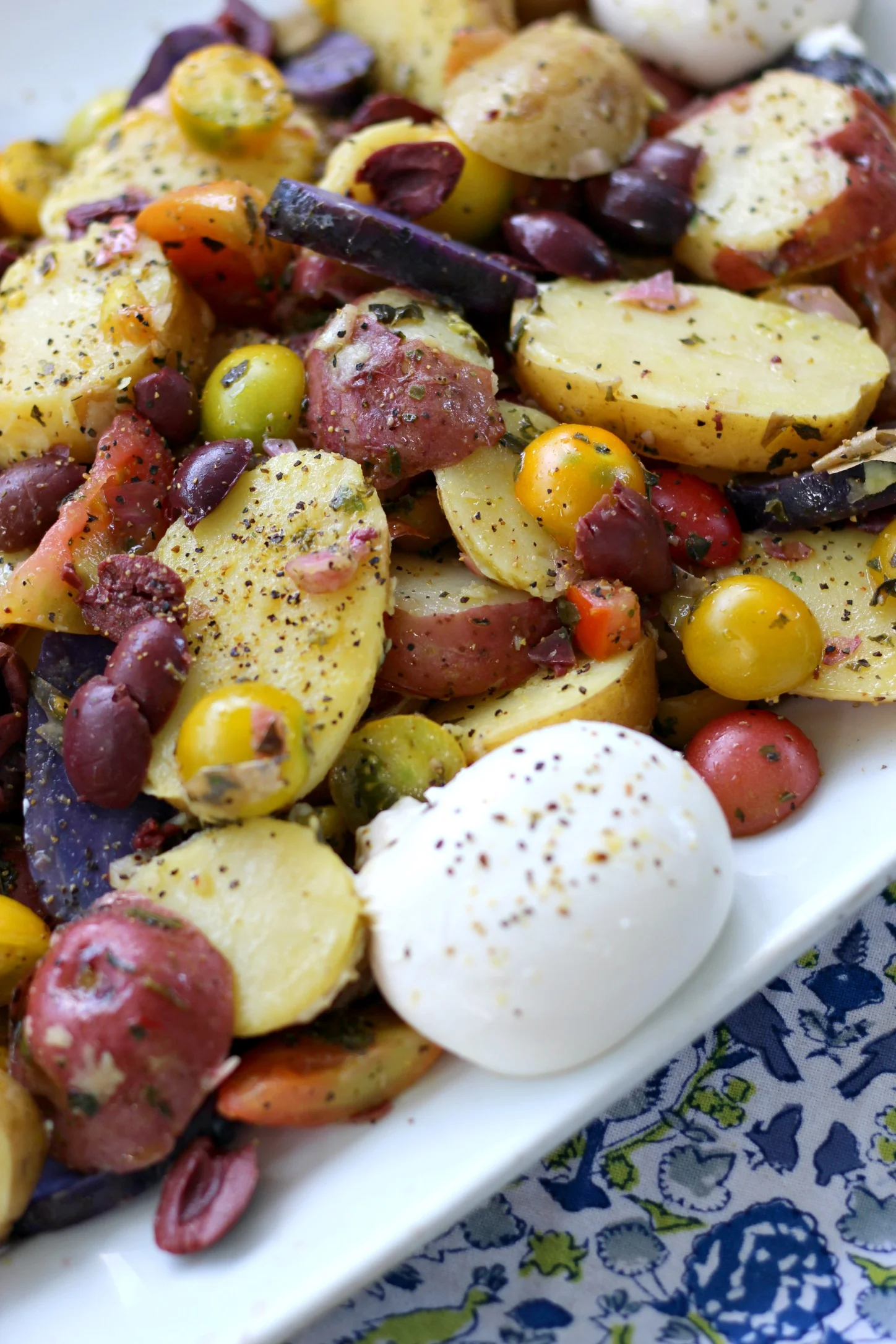 mixed potato and heirloom tomato salad — Blog — Gathered Living