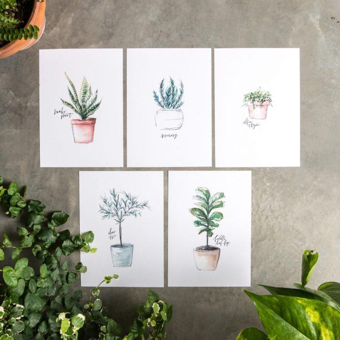 40 Free Plant Fl Printables For Your Home Gathered Living - Plant Wall Art Print