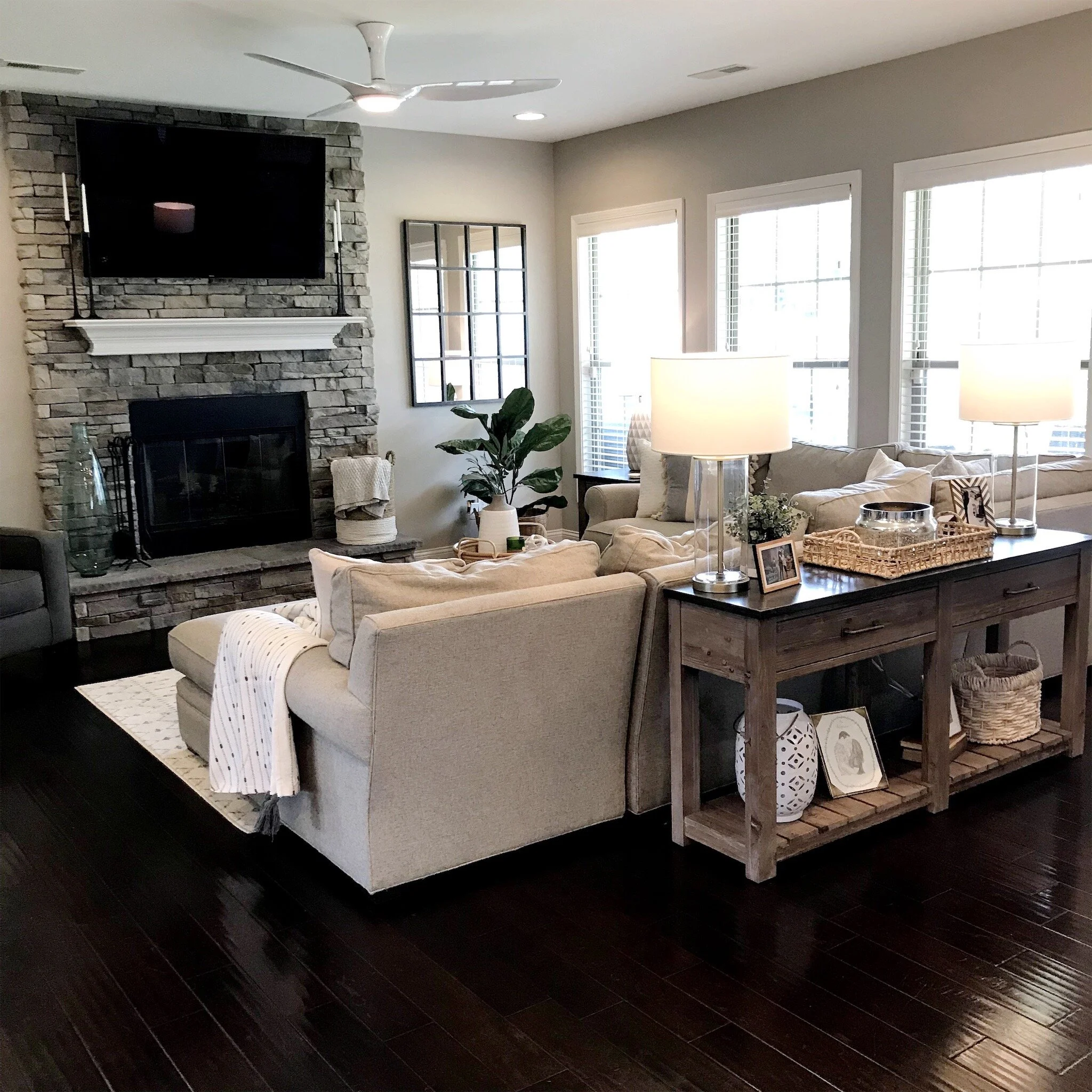Modern Farmhouse Living Room Design — Gathered Living