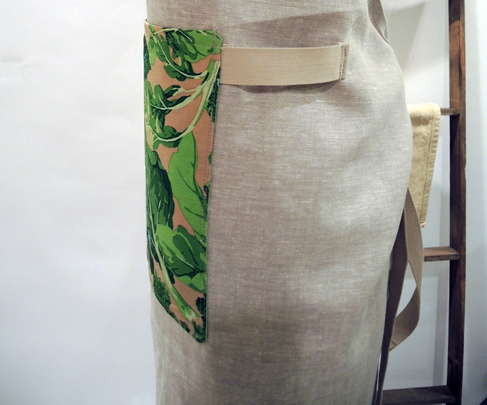 SIMPLE LINEN APRON- LETTUCES POCKET.jpg