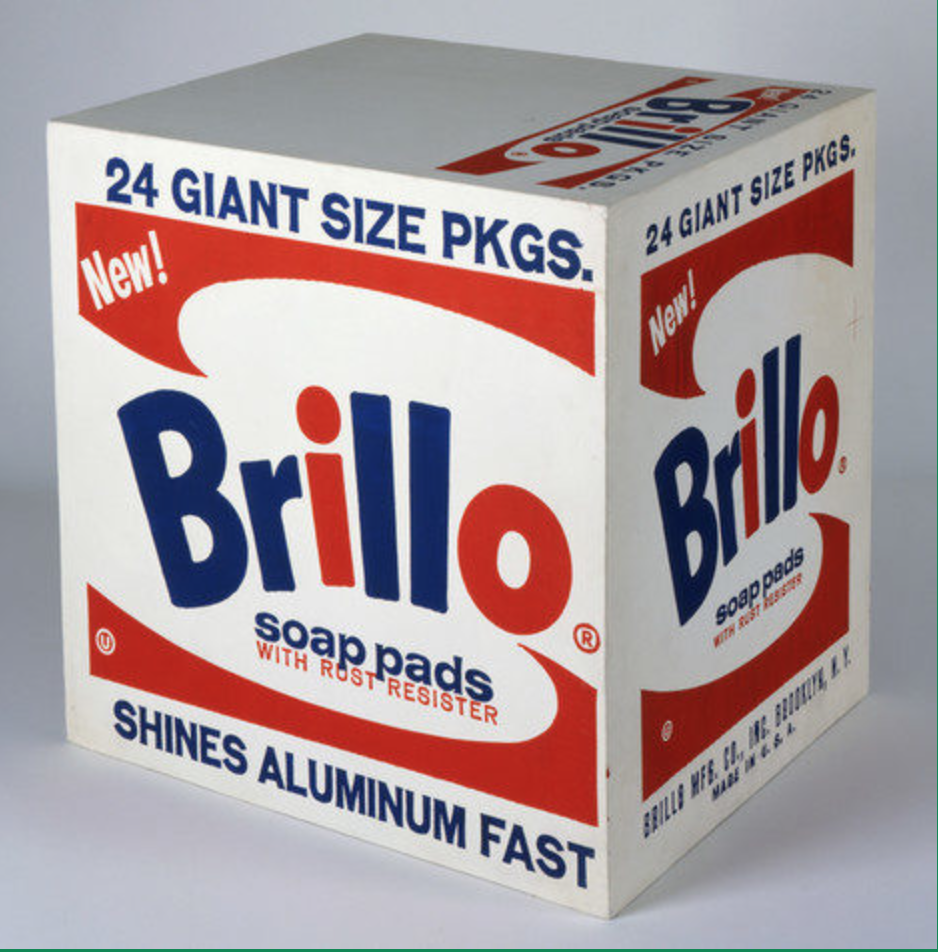 Andy Warhol Brillo Soap Pads Box photo from warhol.org